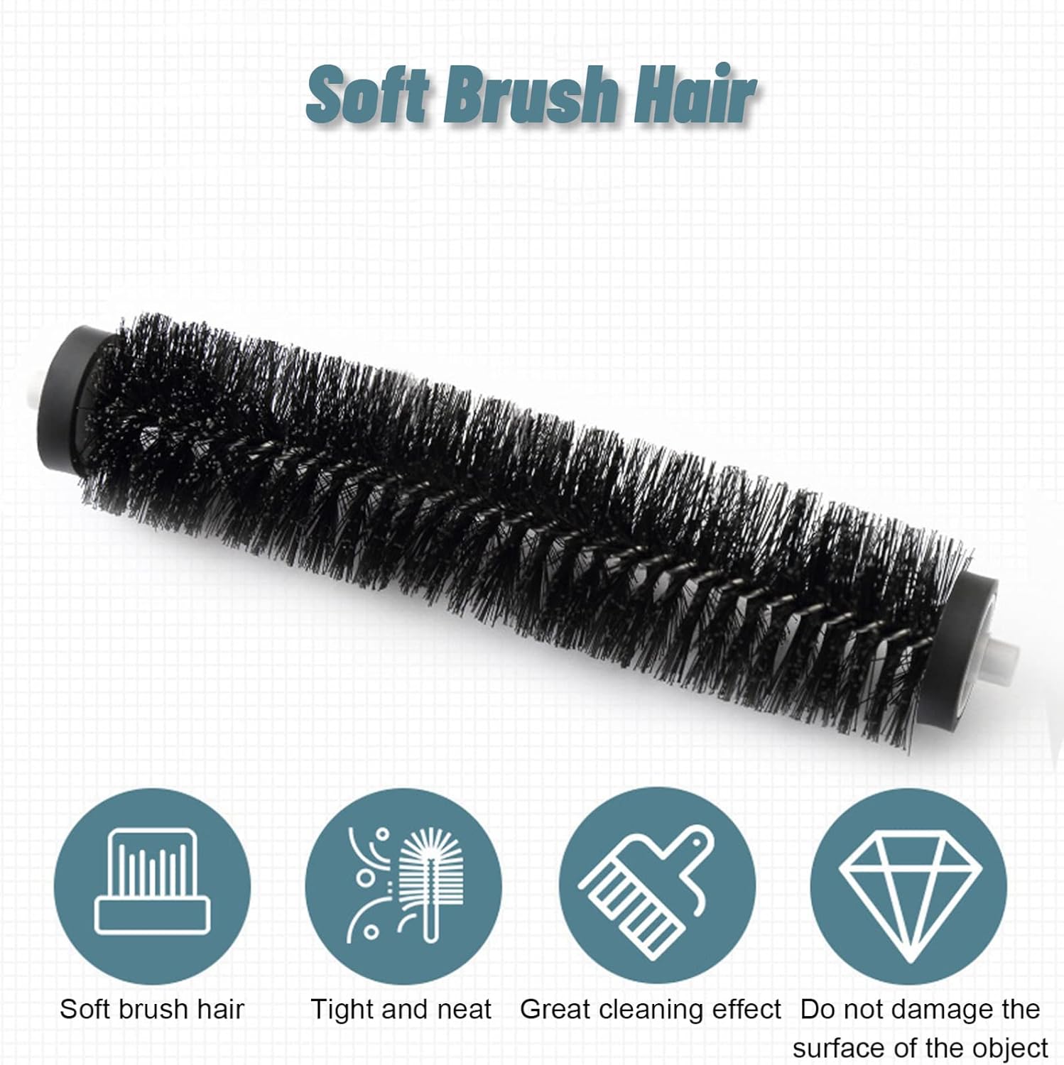 Handheld Crumb Sweeper, Carpet Sweeper Cleaner with Garbage Collection Nutshell Soft Debris