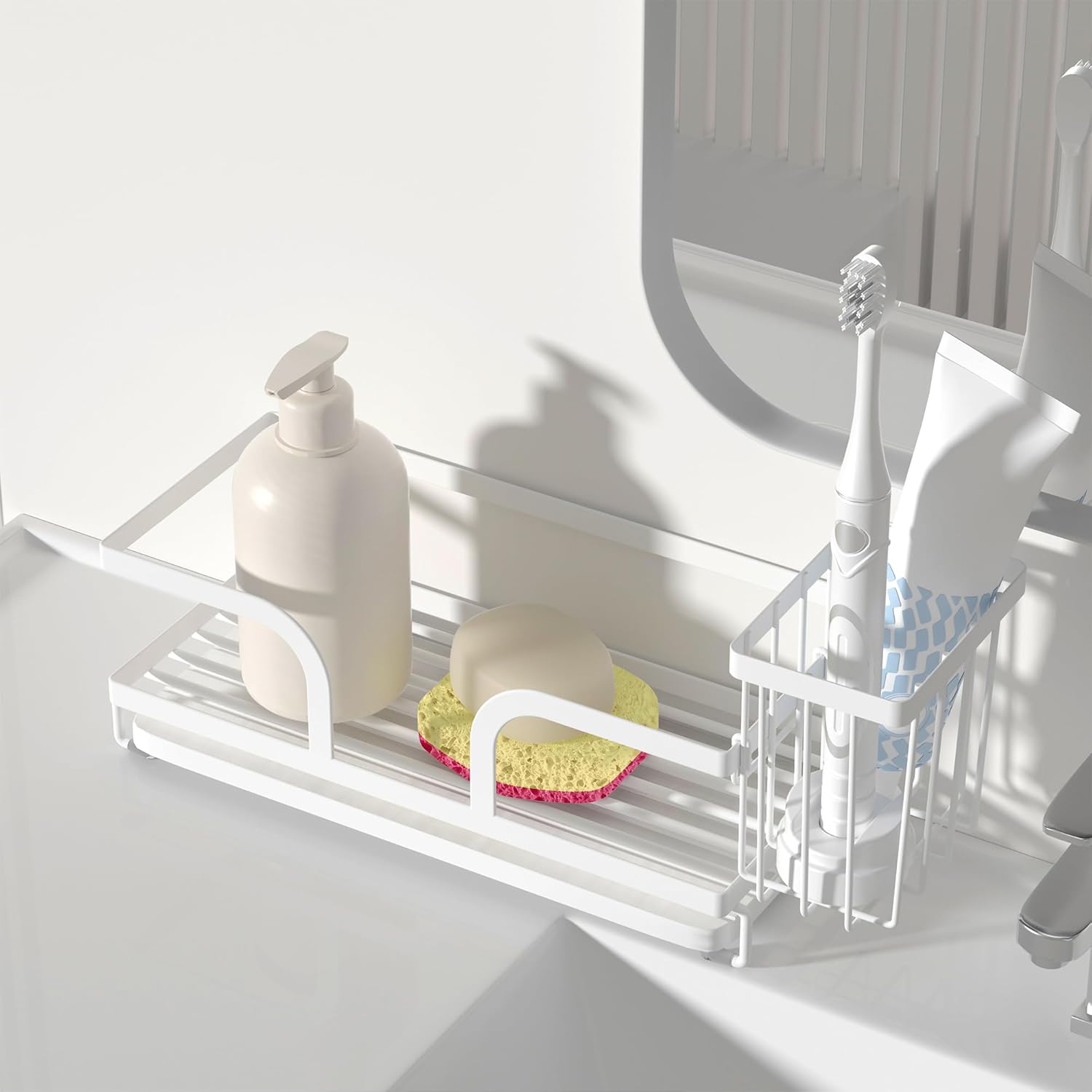 Bathroom Counter Organizer,Perfume Tray,Stone Drying Mat for Kitchen Counter,9.7" x 4.2"x 3.2"