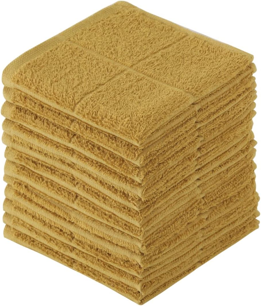 Glynniss Dishcloths Kitchen Highly Absorbent Dish Rags 100% Cotton Dish Cloths for Washing Dishes