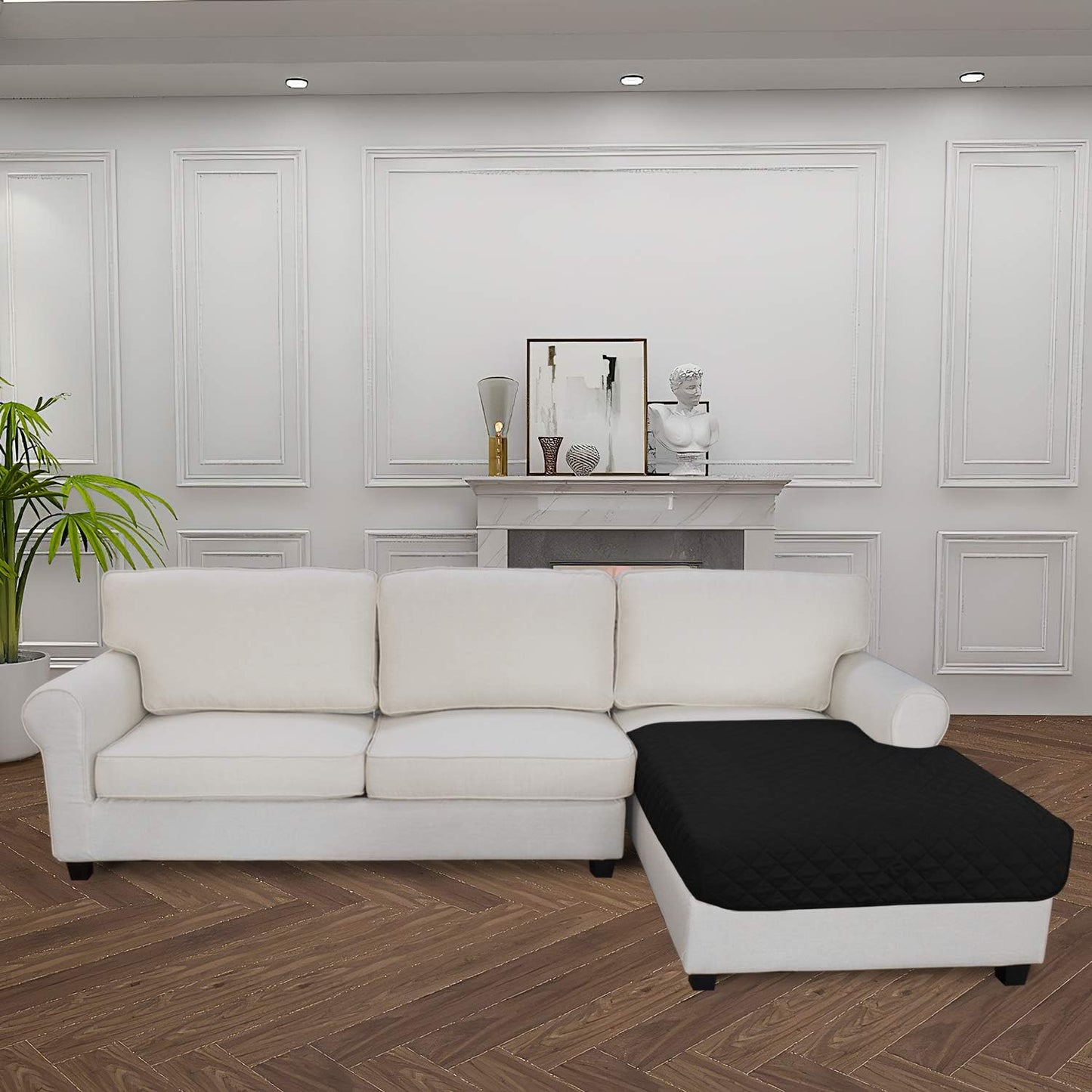 Easy-Going Sectional Couch Covers for Dogs L Shape Sofa Cover Reversible Sofa Slipcover Chaise