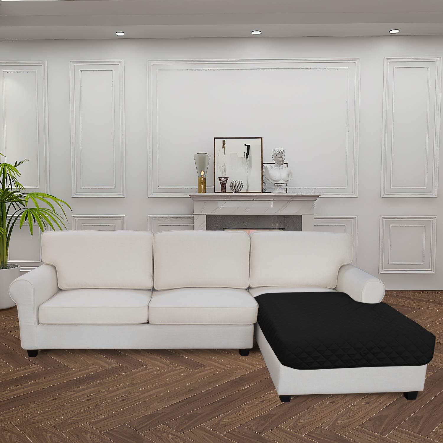 Easy-Going Sectional Couch Covers for Dogs L Shape Sofa Cover Reversible Sofa Slipcover Chaise