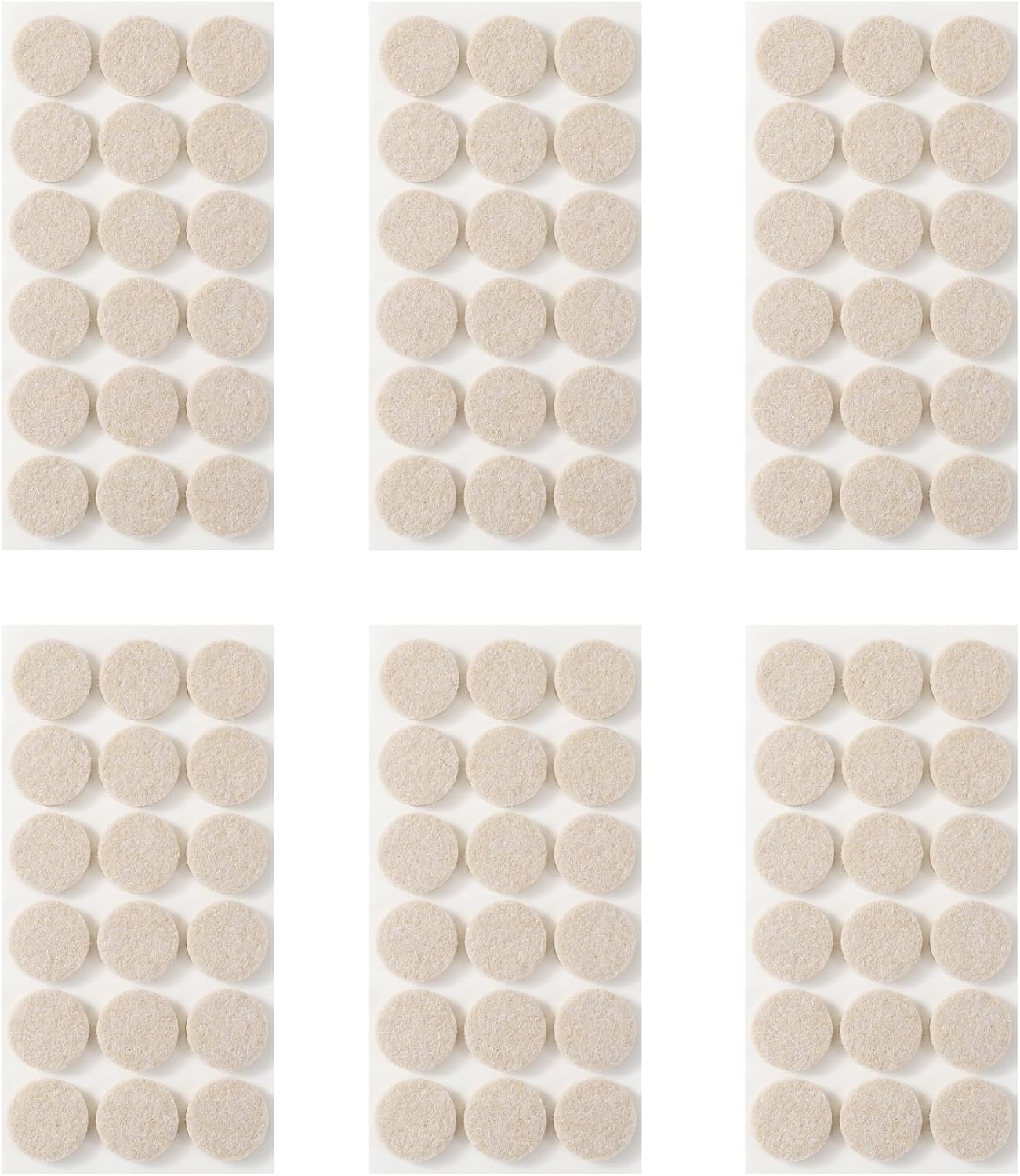 Furnigear Felt Furniture Pads for Hardwood Floors - Self Adhesive Chair Felt Pads, Floor Protector