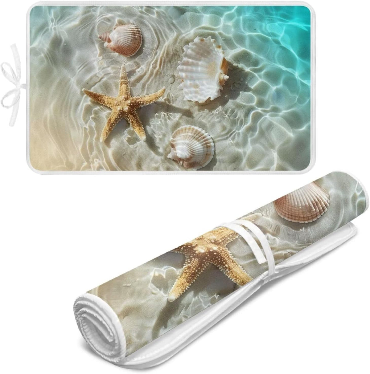 Ironing Mat Thickened Beach Starfish Ironing Blanket Travel Portable Ironing Pad Travel Isolate