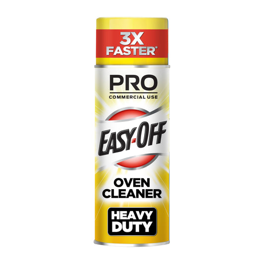 Easy-Off Professional Oven & Grill Cleaner, Removes Tough Burnt on Food and Grease, Lemon Scent, 24