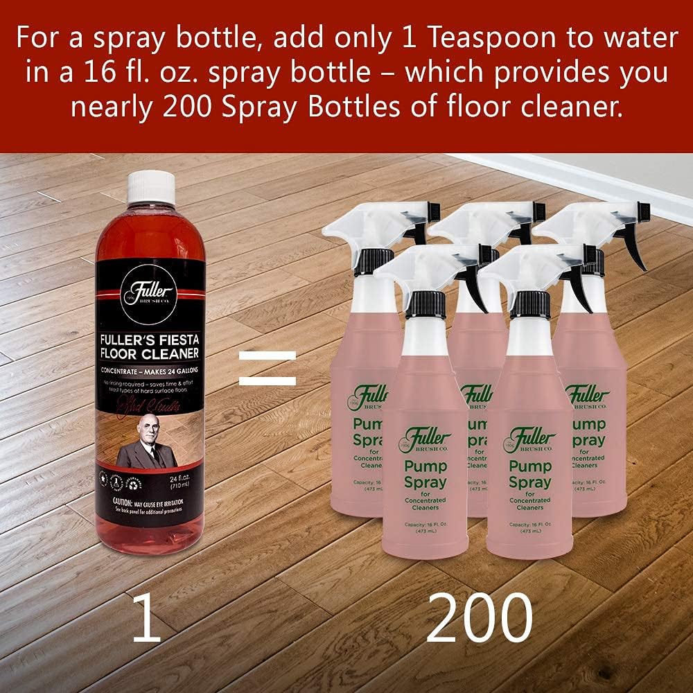 Fuller Brush Fiesta Floor Cleaner Liquid Concentrate - Multi-Surface & Industrial Cleaning For