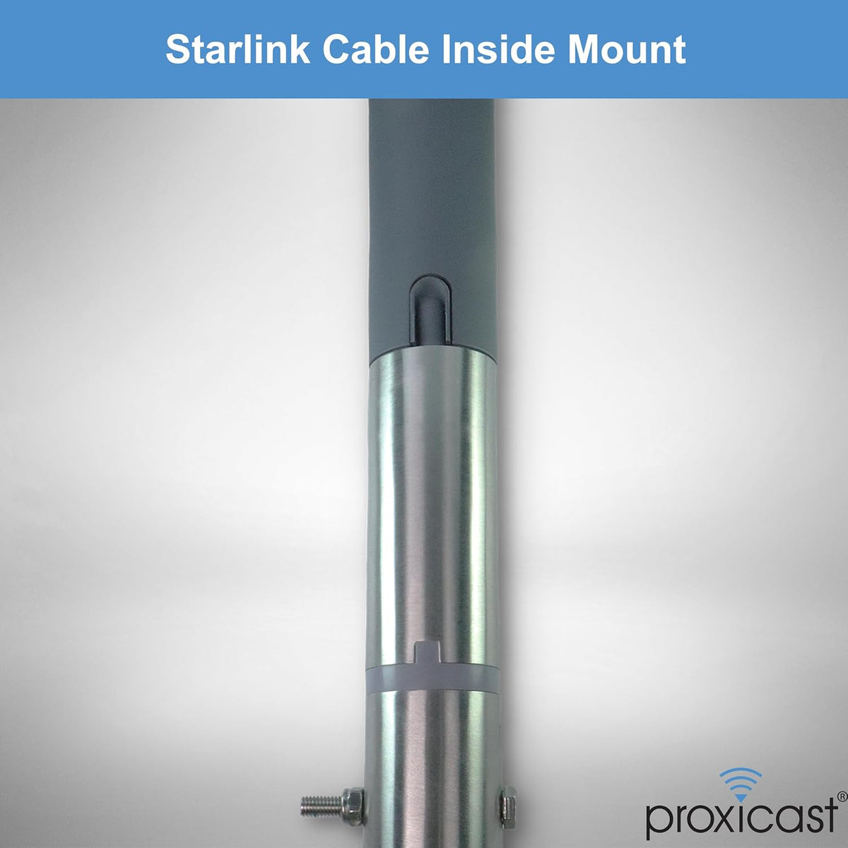 Proxicast Starlink Antenna Adapter for J-Max Antenna Mounts - Stainless Steel Coupler for V2
