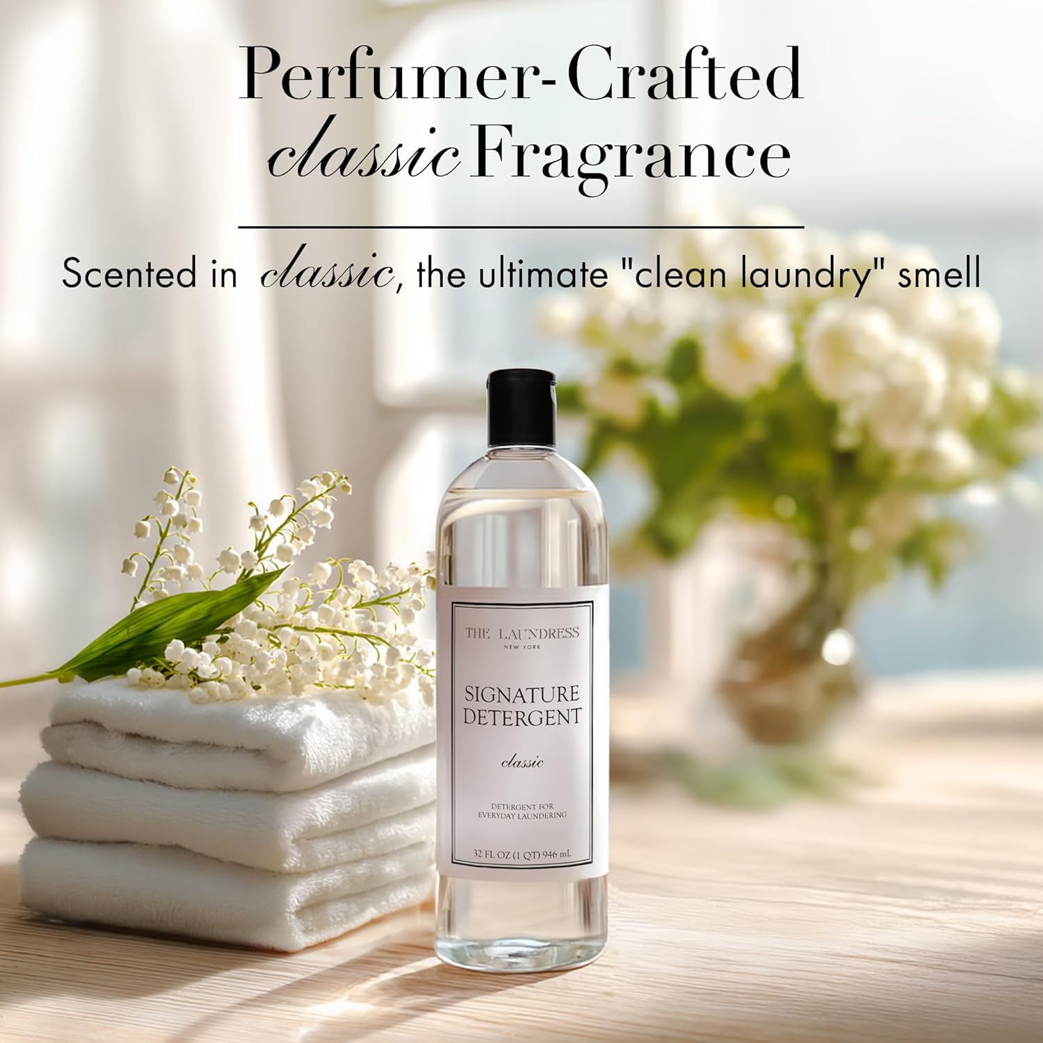 The Laundress Luxury Laundry Detergent, 31 Loads, Scented Signature Classic Fragrance, Concentrated