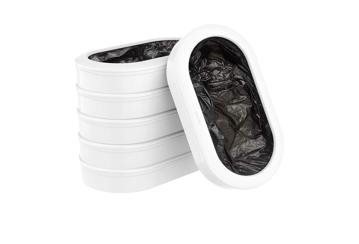 TOWNEW T3 Slim Official Refill Rings for Smart Kitchen Trash Can | Durable Garbage Bags Electric