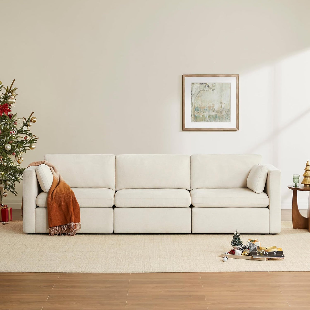 CHITA Sectional Sofa Set, Comfty Cloud Couch, FSC Certified Deep Seat Sectional Couch for Lving