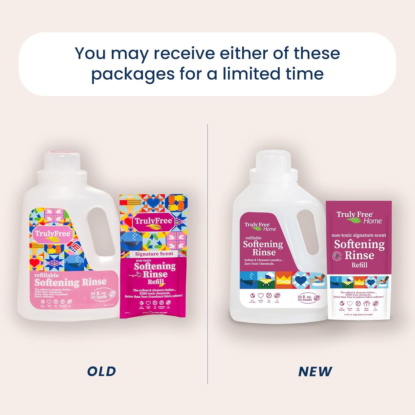 Truly Free Natural Fabric Softener for Sensitive Skin, Baby, Kids | Clean Easy Powder to Liquid