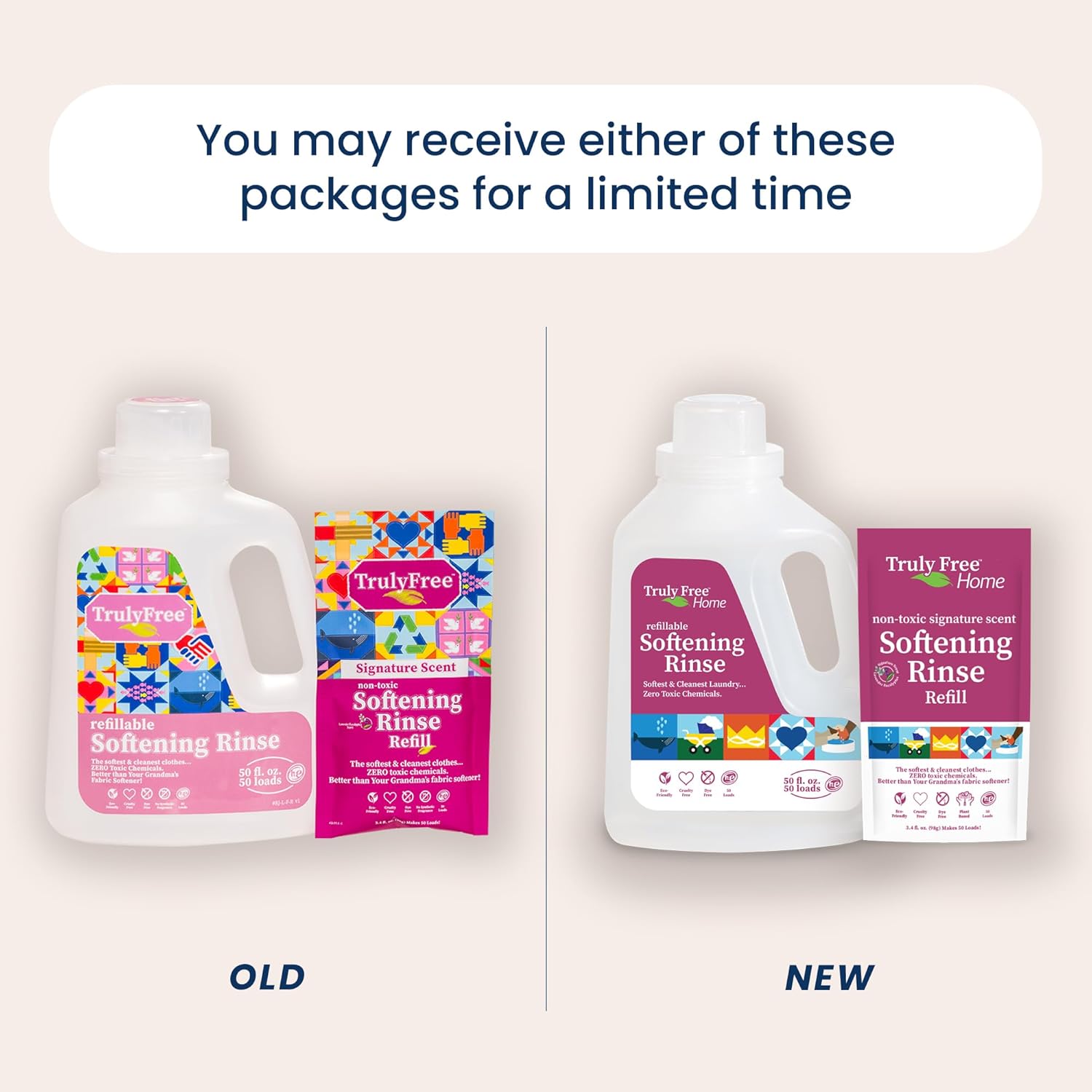 Truly Free Natural Fabric Softener for Sensitive Skin, Baby, Kids | Clean Easy Powder to Liquid