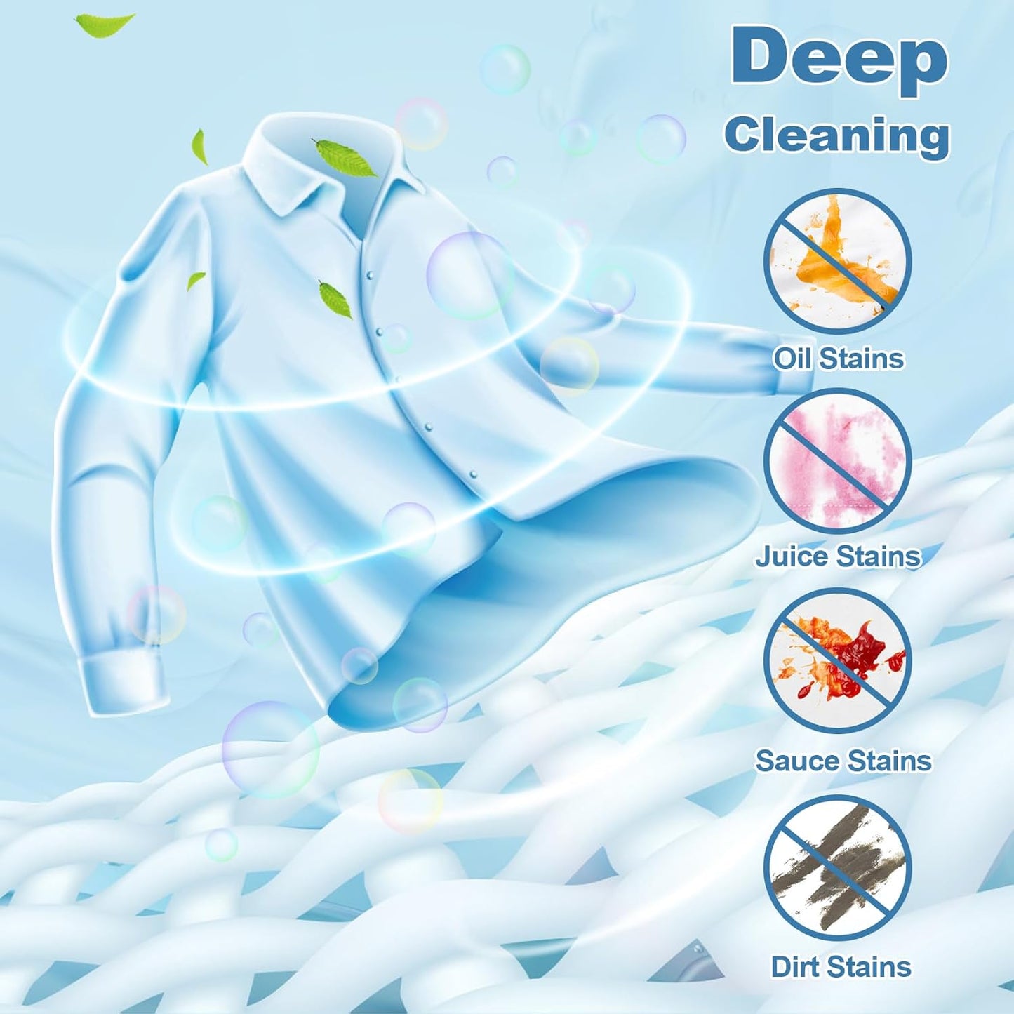 Laundry Detergent Sheet, Eco-Friendly & Hypoallergenic Wash Strips, Natural Ingredients