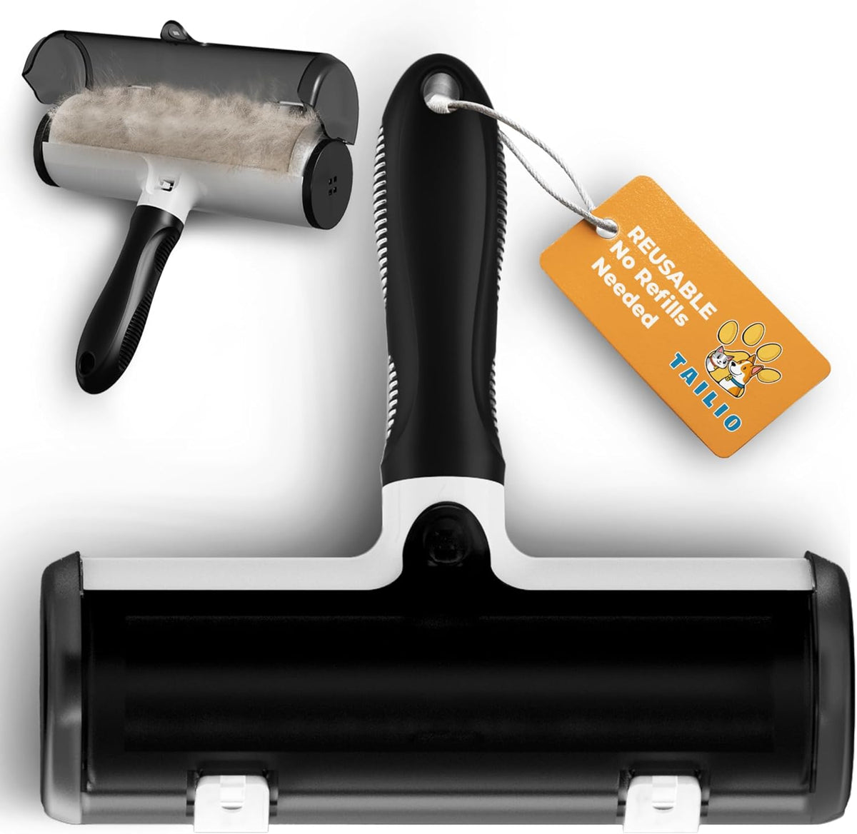 Pet Hair Remover with Fur Collector - Easy to Use Pet Hair Removal Tool - Cat & Dog Hair Remover