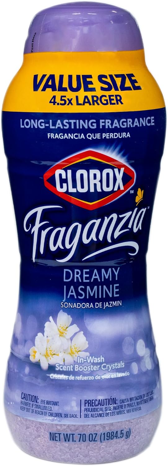 Clorox Fraganzia Laundry Scent Booster Crystals in Dreamy Jasmine Scent - Scented In-Wash Freshener