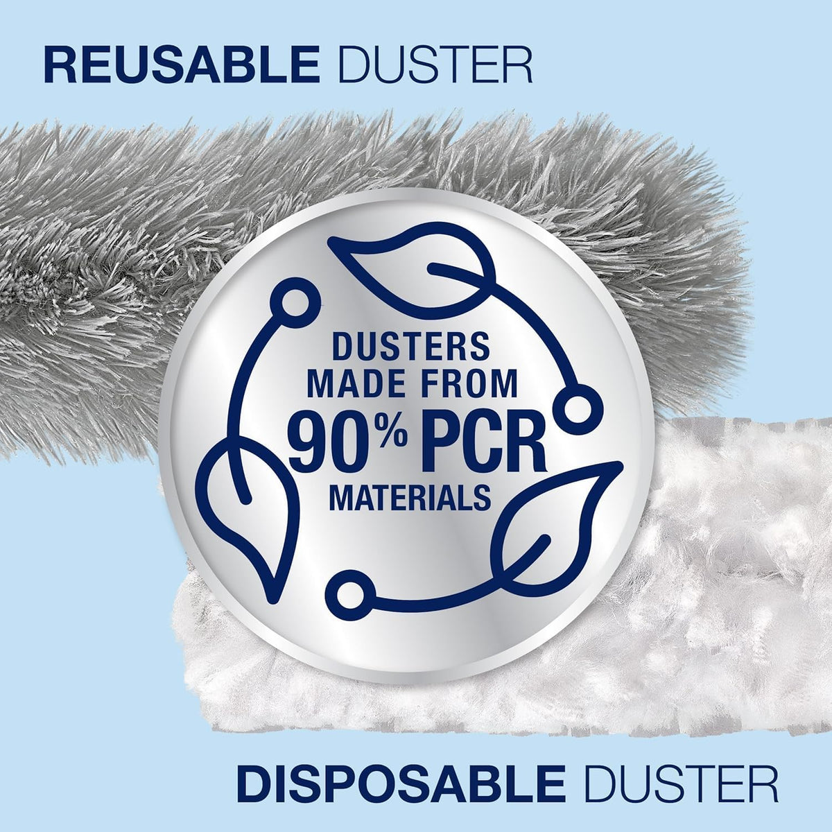 Bona High Performance Dusting System - 1 Compact Handle, 5 Disposable Dusters, & 1 Reusable Duster