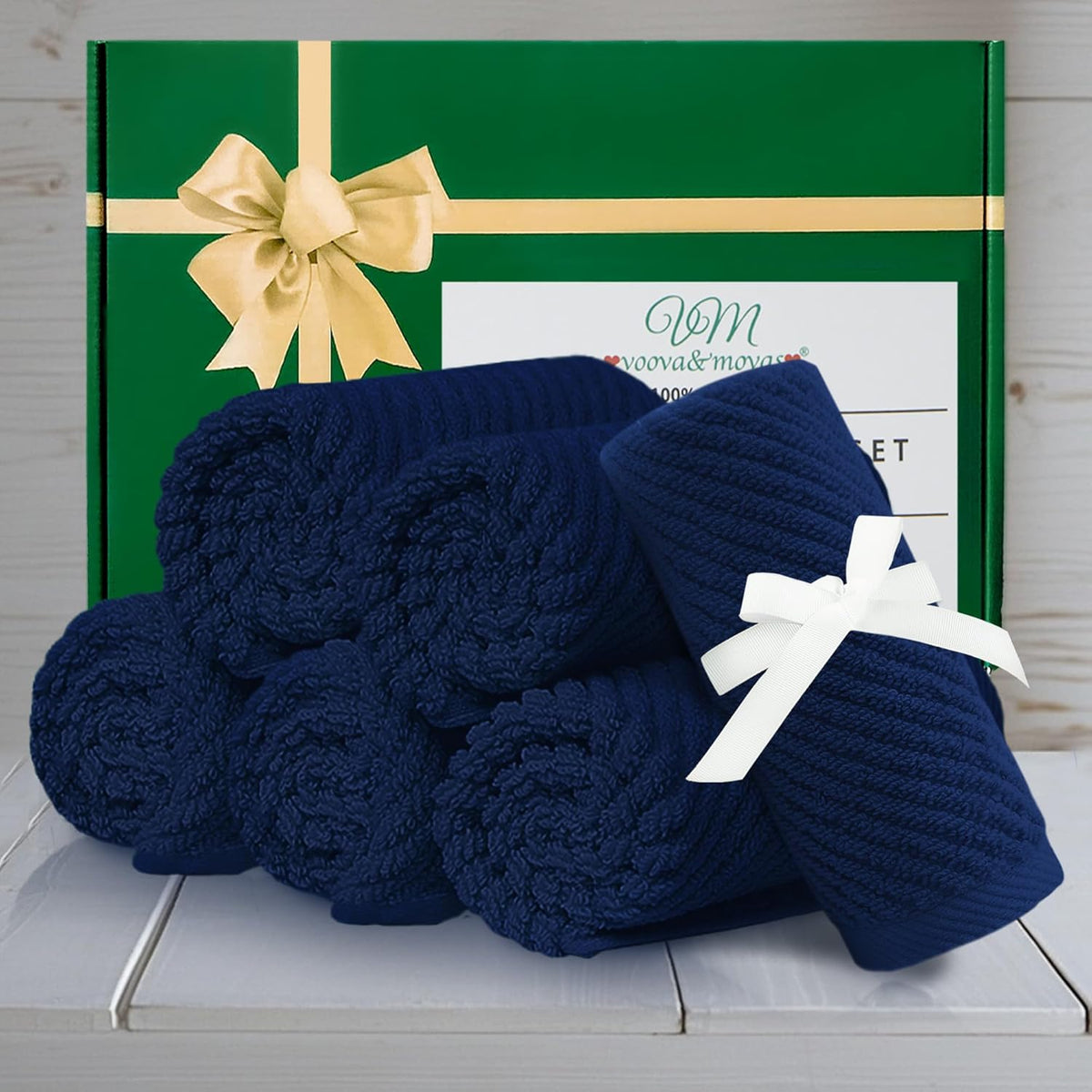 Wash Cloths for Your Face (13"x13") - 100% Cotton | Lightweight | Thick | Quick Dry | Soft |