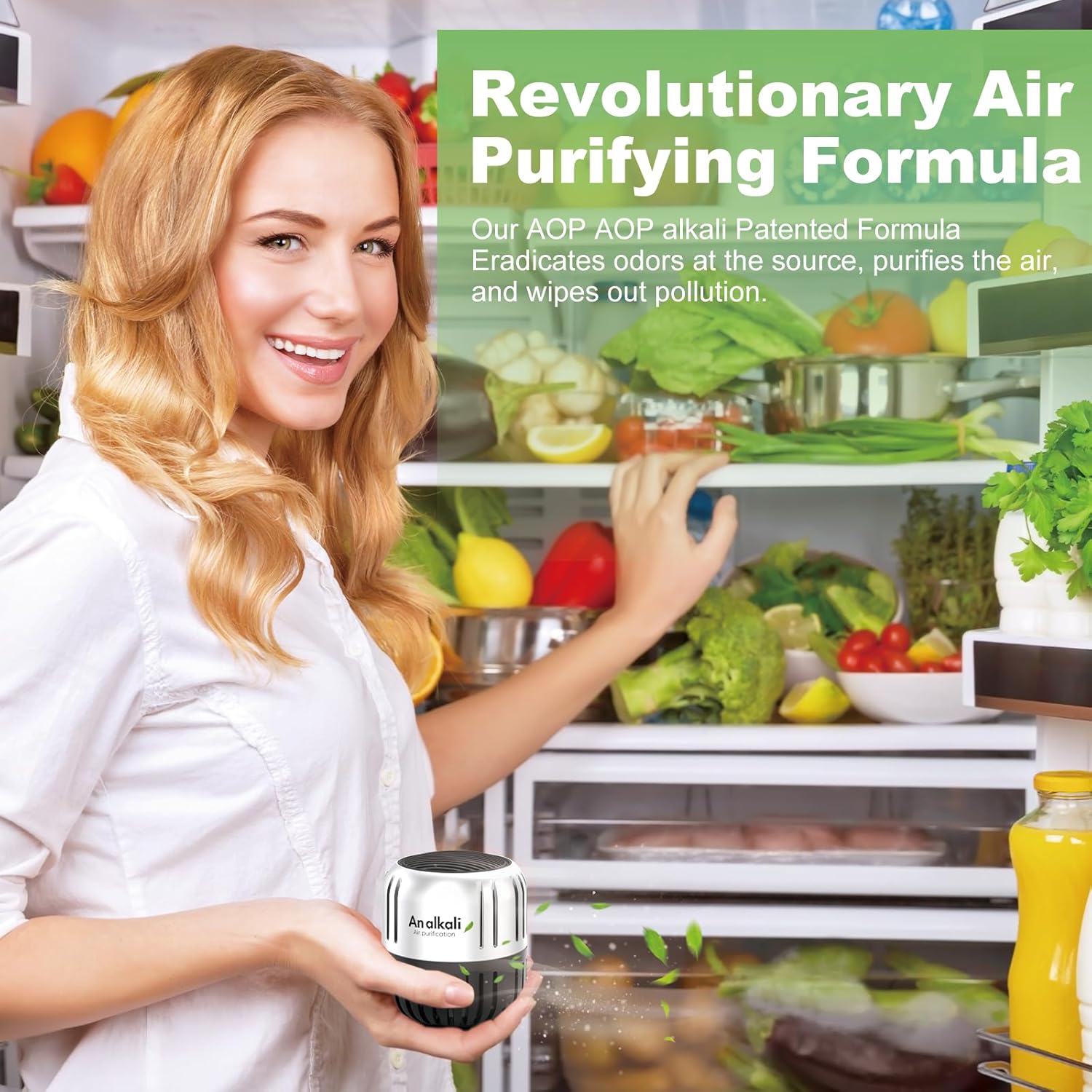 Fridge Deodorizer，4Pcs Refrigerator Deodorizer, Last for 10 Years Closet Deodorizer, Fridge Smell