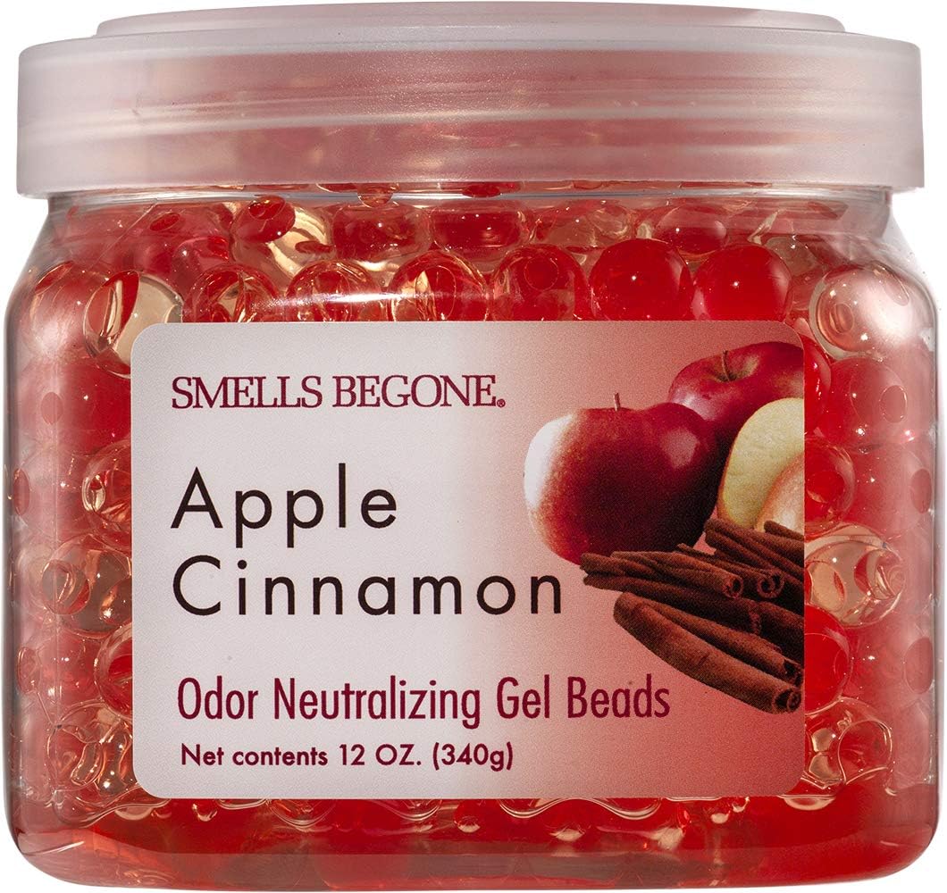 SMELLS BEGONE Odor Eliminator Gel Beads - Air Freshener - Eliminates Odor in Bathrooms, Cars