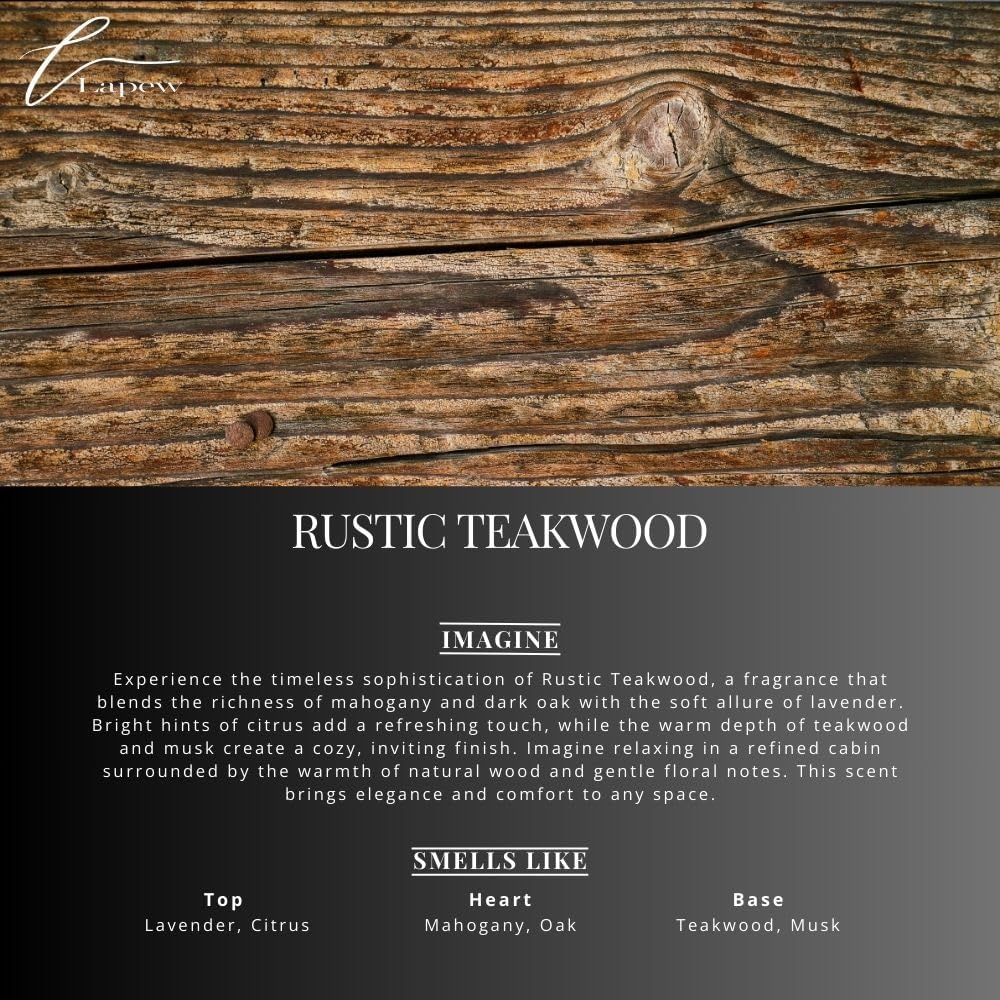 Rustic Teakwood Carpet Freshener Powder Refill 36 oz | Powerful Odor Eliminator for Home |