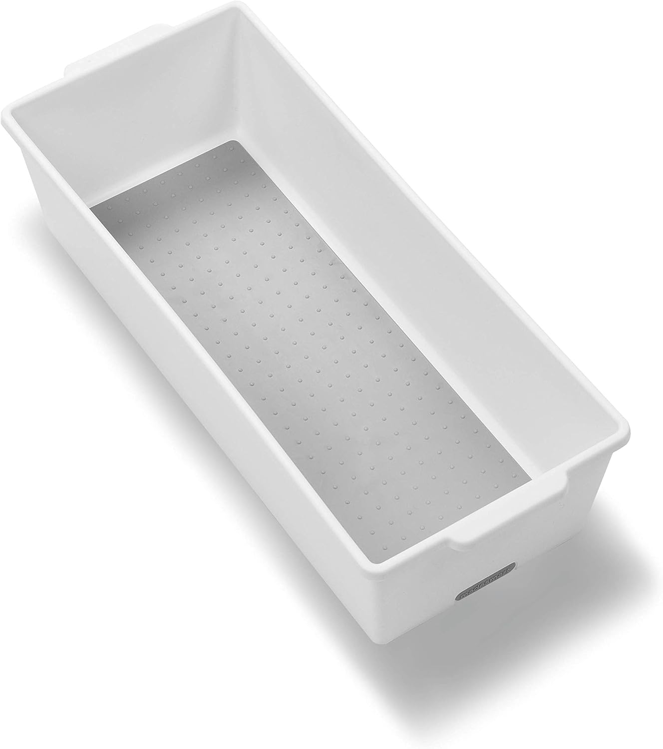 Madesmart Plastic Multipurpose Storage Organizer Deep Bin with Handles, Portable Under Sink and