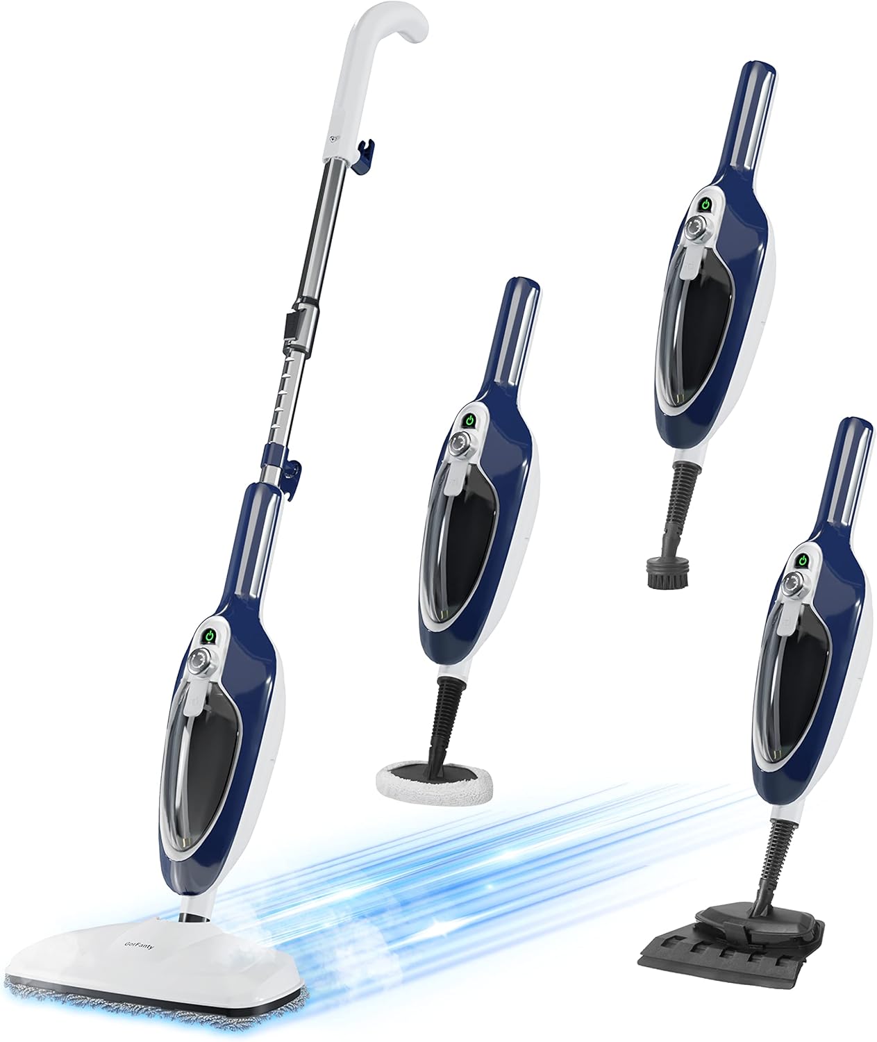 Steam Mop - 10-in-1 Floor Steamer Detachable MultiPurpose Handheld Steam Cleaner for