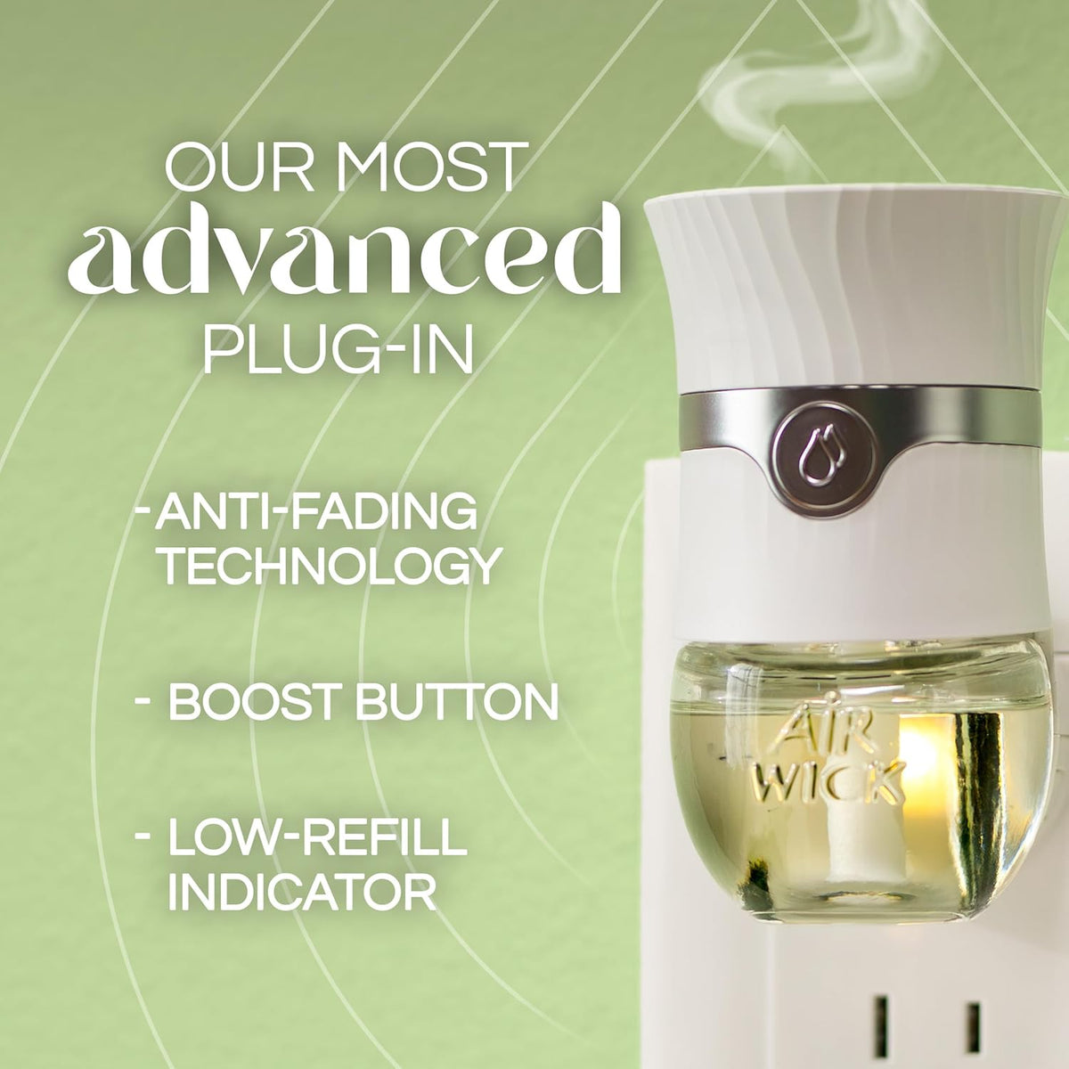 Air Wick Plug in Scented Oil Refill, 5ct, Lavender & Waterlily, Air Freshener, Essential Oils