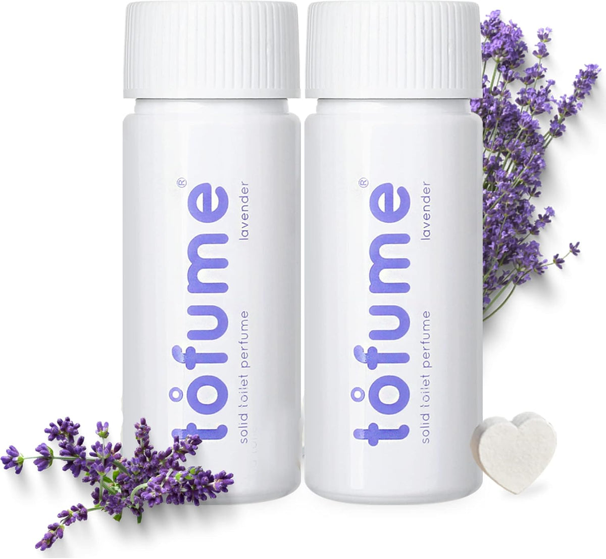 Effervescent Bathroom Air Freshener - Floral Lavender - Toilet Deodorizer, Bathroom Odor
