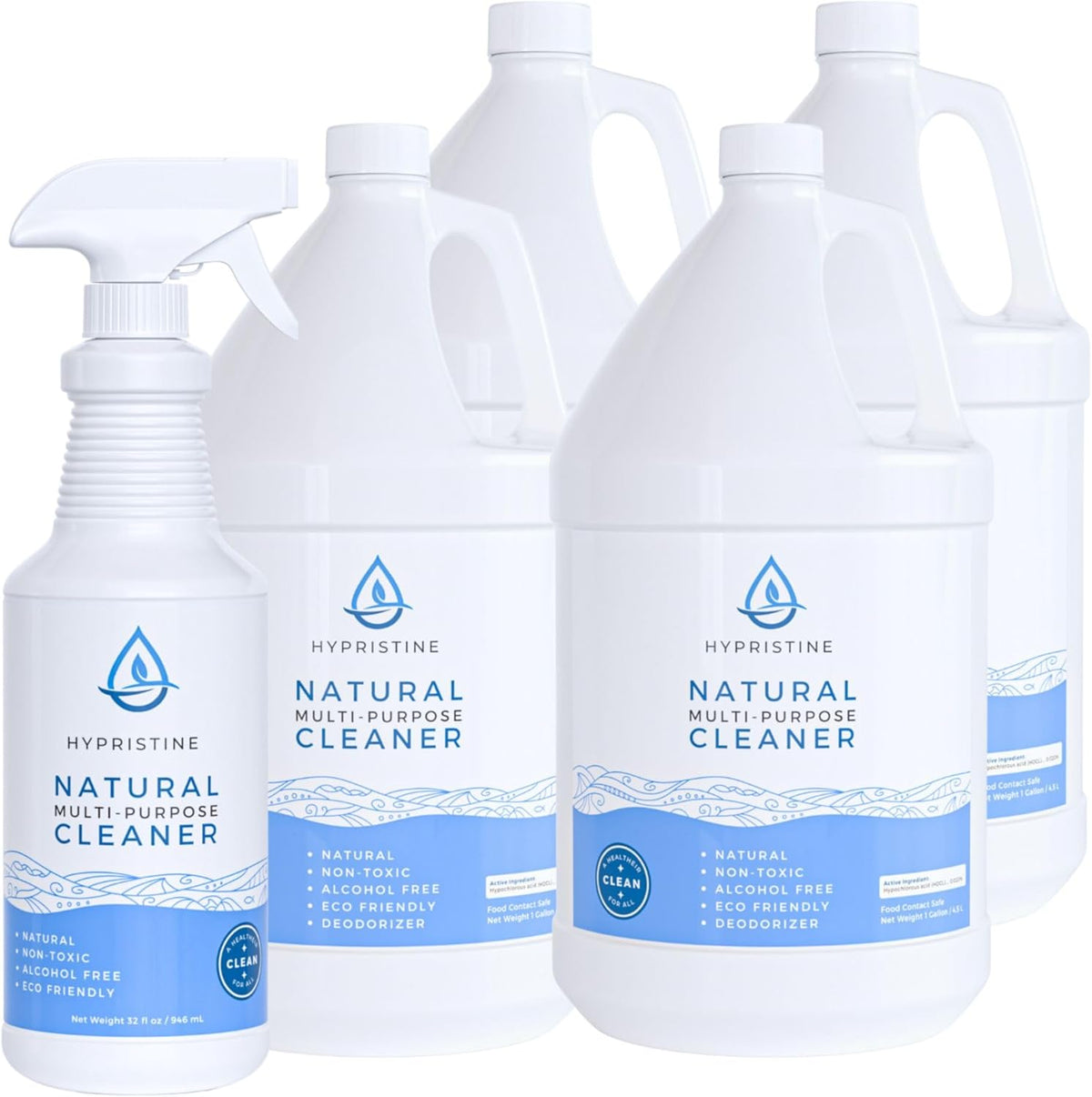 PURE Hypochlorous Acid Spray, Multi-Purpose Cleaner, Superior Shelf Life, 0% Bleach, 0% Alcohol