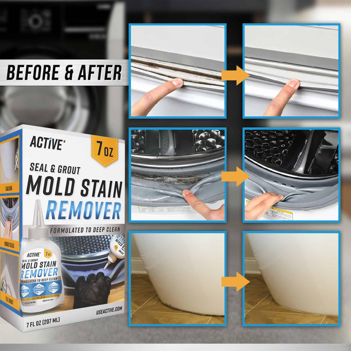 ACTIVE Mold Stain Remover Gel, 7 fl oz – view 5