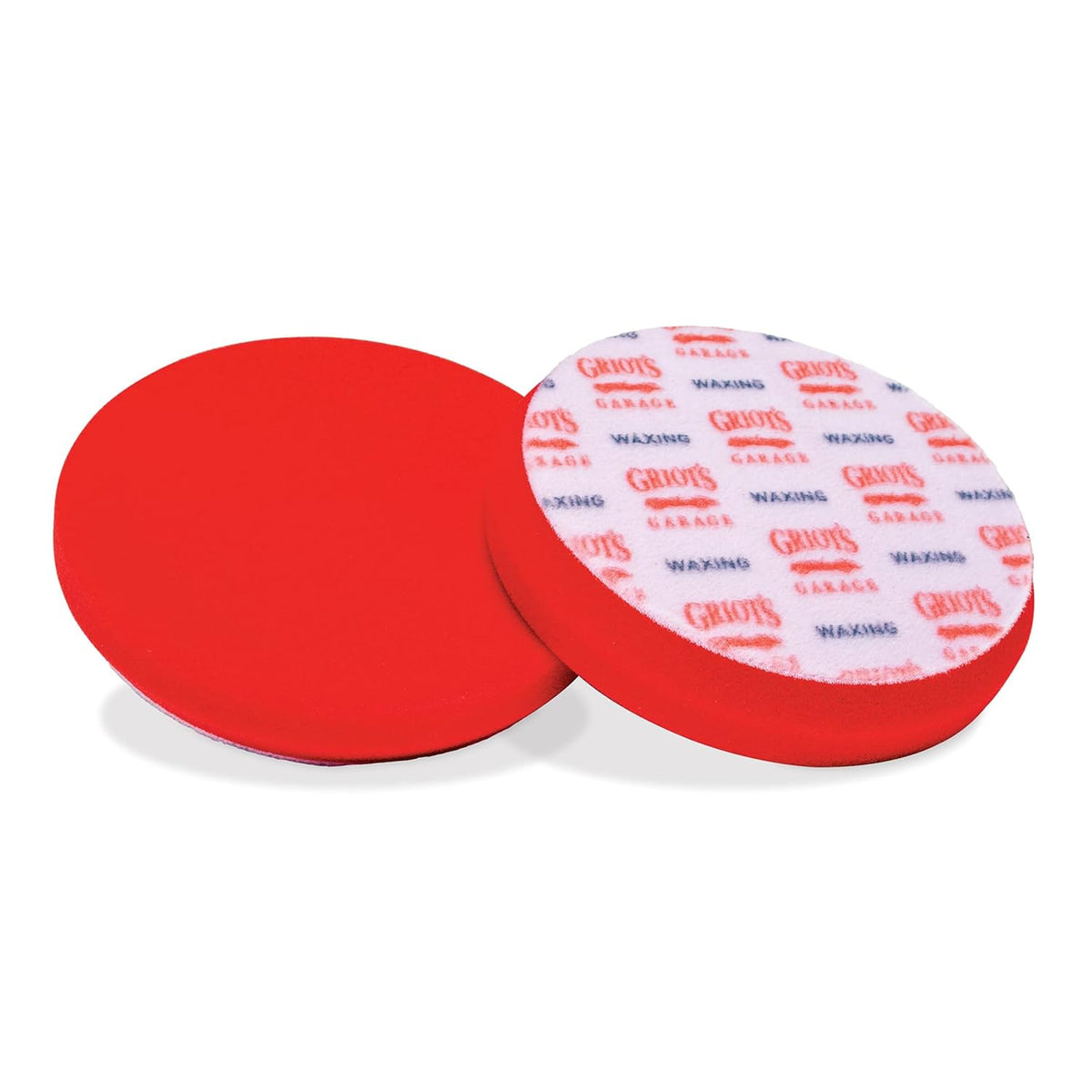 Griot's Garage 5.5” Red Foam Waxing Pads for Car Detailing, Polishing and Buffing Pads for Use with