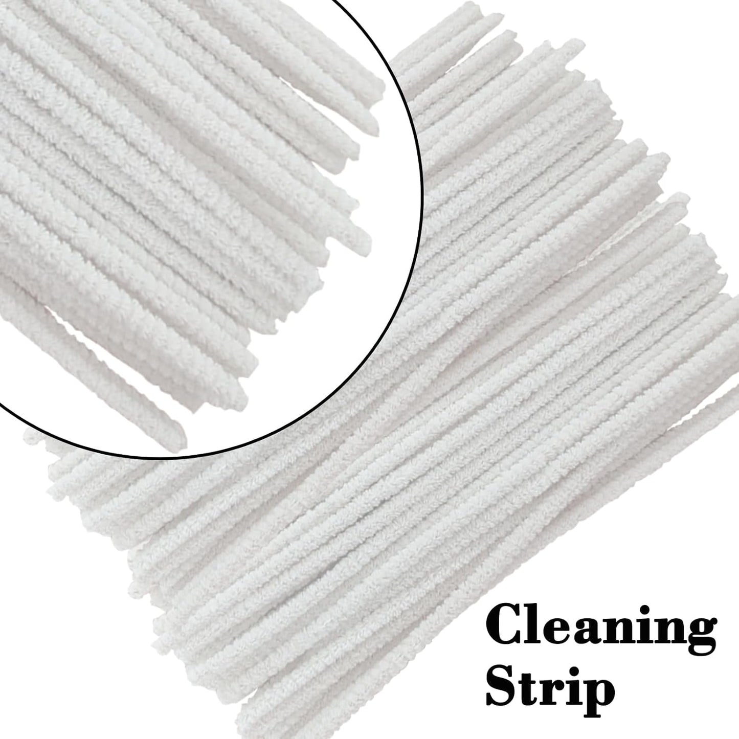 WAFJAMF Multifunctional Pipe Cleaning Kit,50 Pieces of Cleaning Strip 1 Pcs 3-in-1 Pipe Tamper