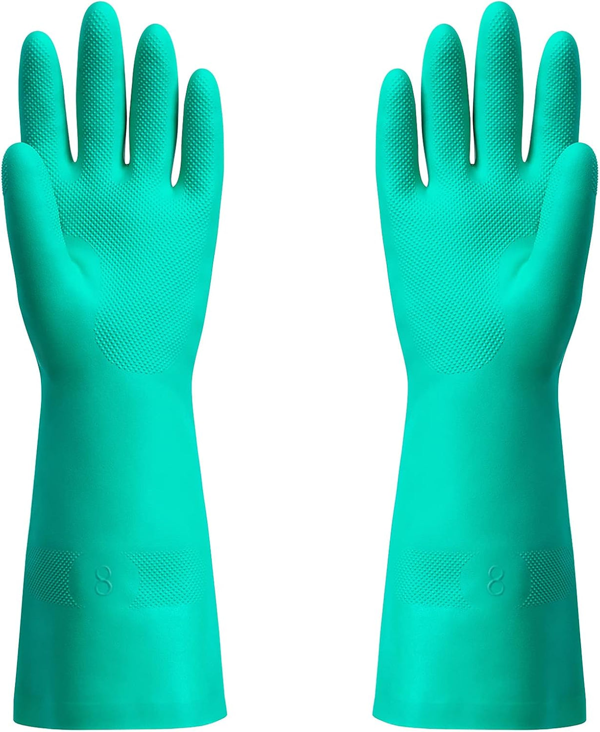 ThxToms Chemical Resistant Nitrile Gloves, Resist Household Acid, Alkali, Solvent and Oil, Latex