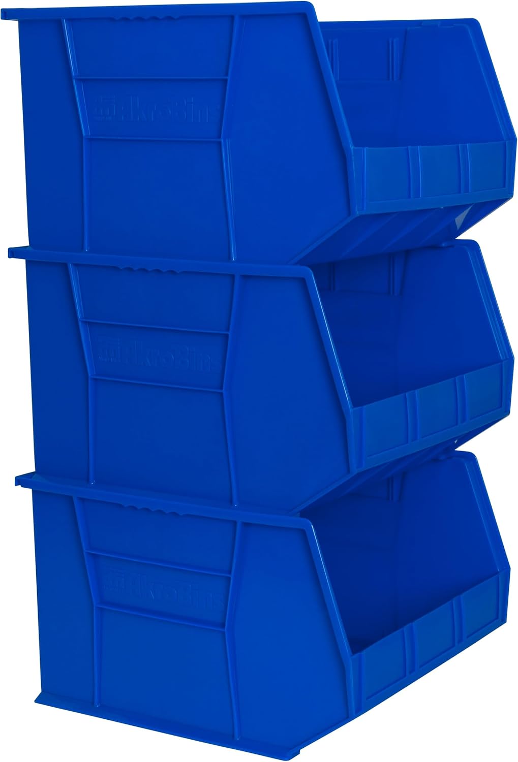 Akro-Mils 30270 AkroBins Plastic Storage Bins, Space-Saving Stackable Bins for Garage, Pantry