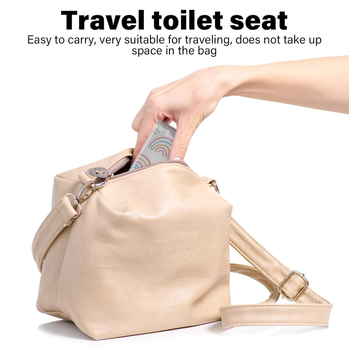 60 Pack Toilet Seat Covers Disposable, Extra Large Waterproof Toilet Cover for Toddlers & Adults