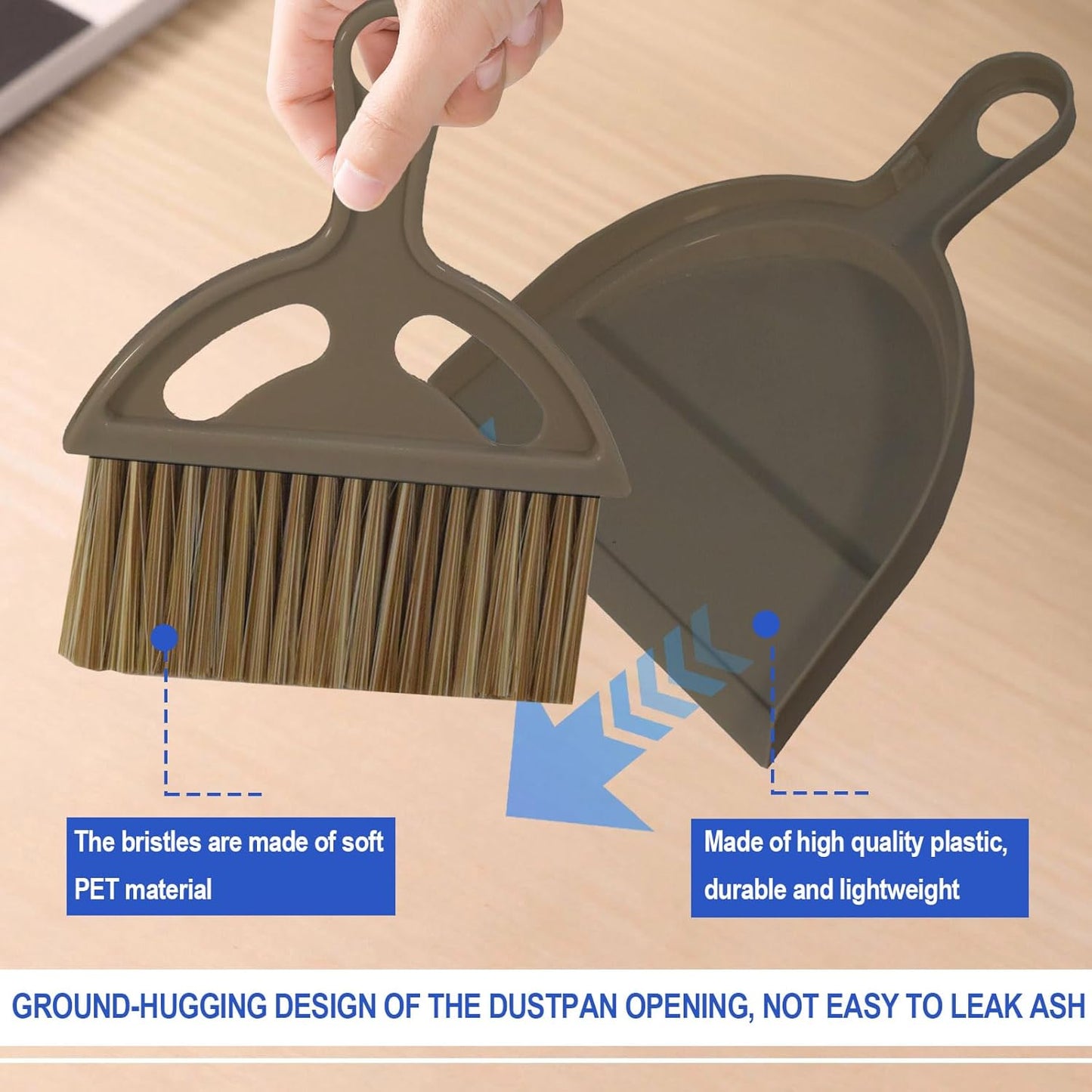 Mini Broom and Dustpan Set Hand Broom with Dustpan Portable Housekeeping Cleaning Tools for