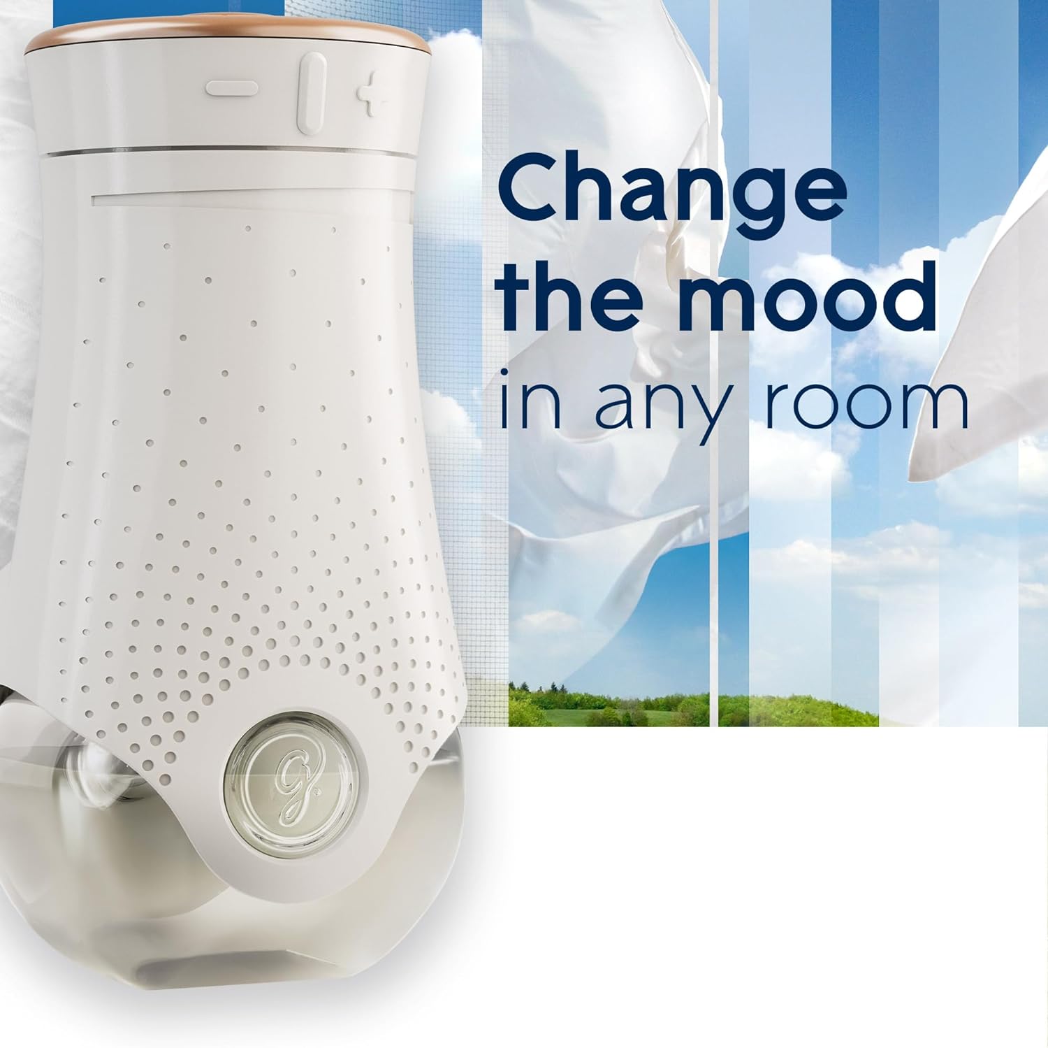 Glade PlugIns Refills Air Freshener, Scented and Essential Oils for Home and Bathroom, Clean Linen