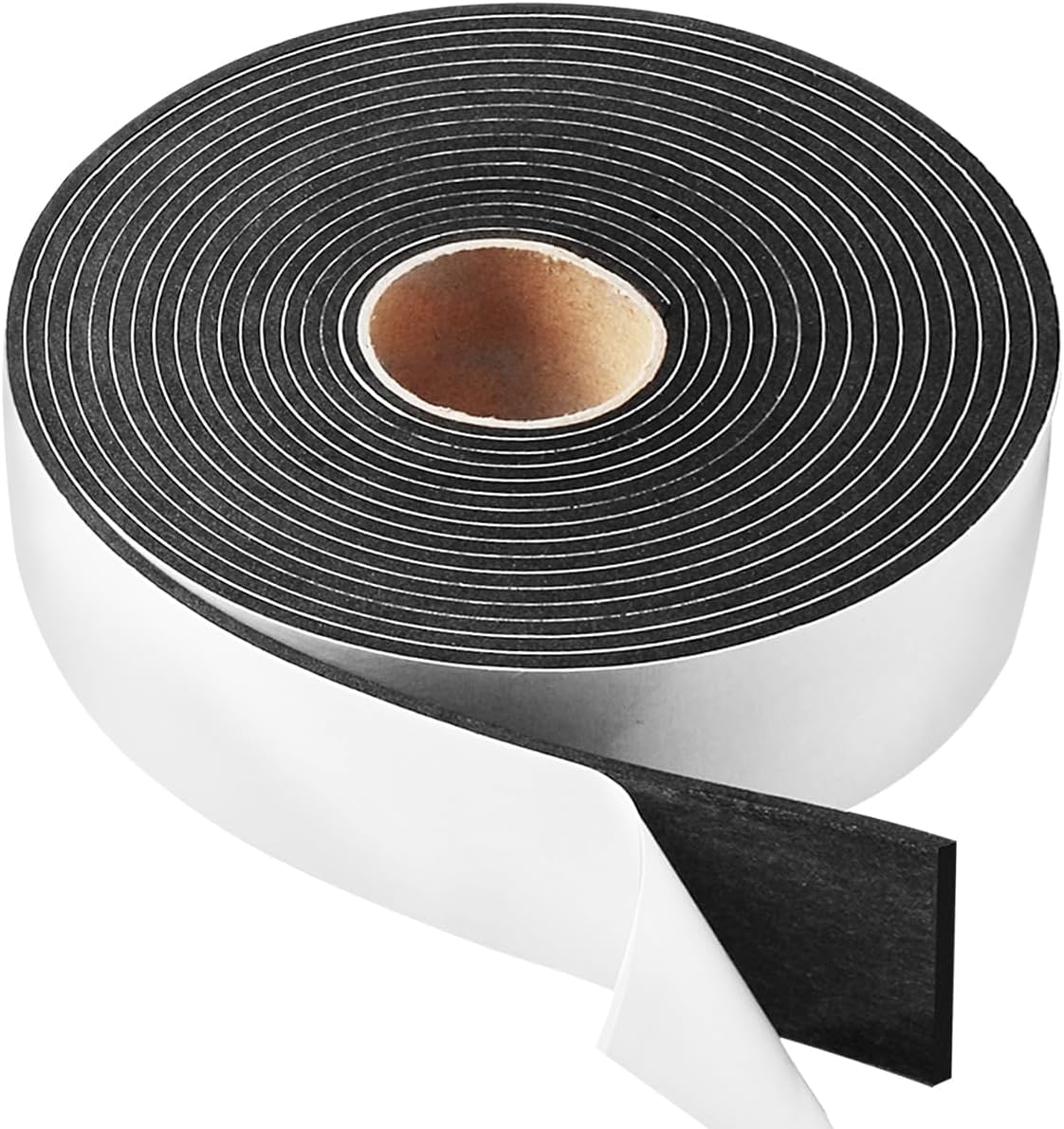High Density Foam Tape,2 Inch Wide x 1/8 Inch Thick Door Insulation Tape,Adhesive Weather Stripping