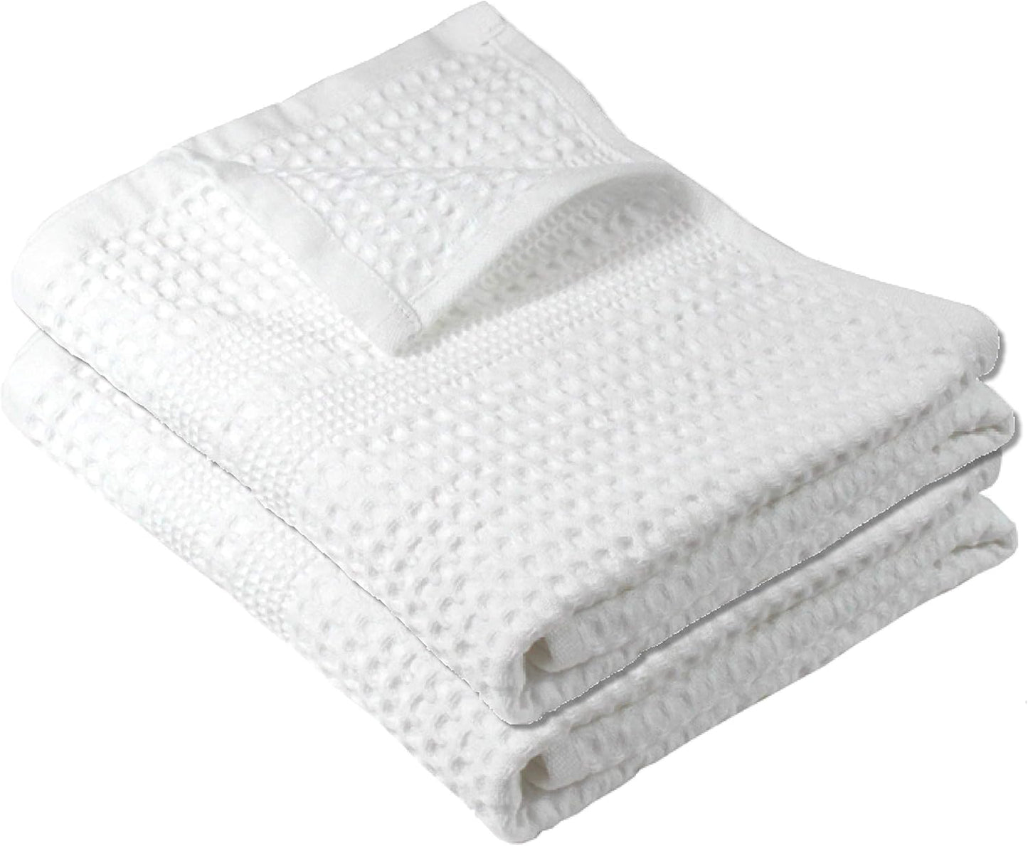 GILDEN TREE Waffle Hand Towels for Bathroom Quick Dry Towel Super Absorbent Thin 100% Cotton Hand