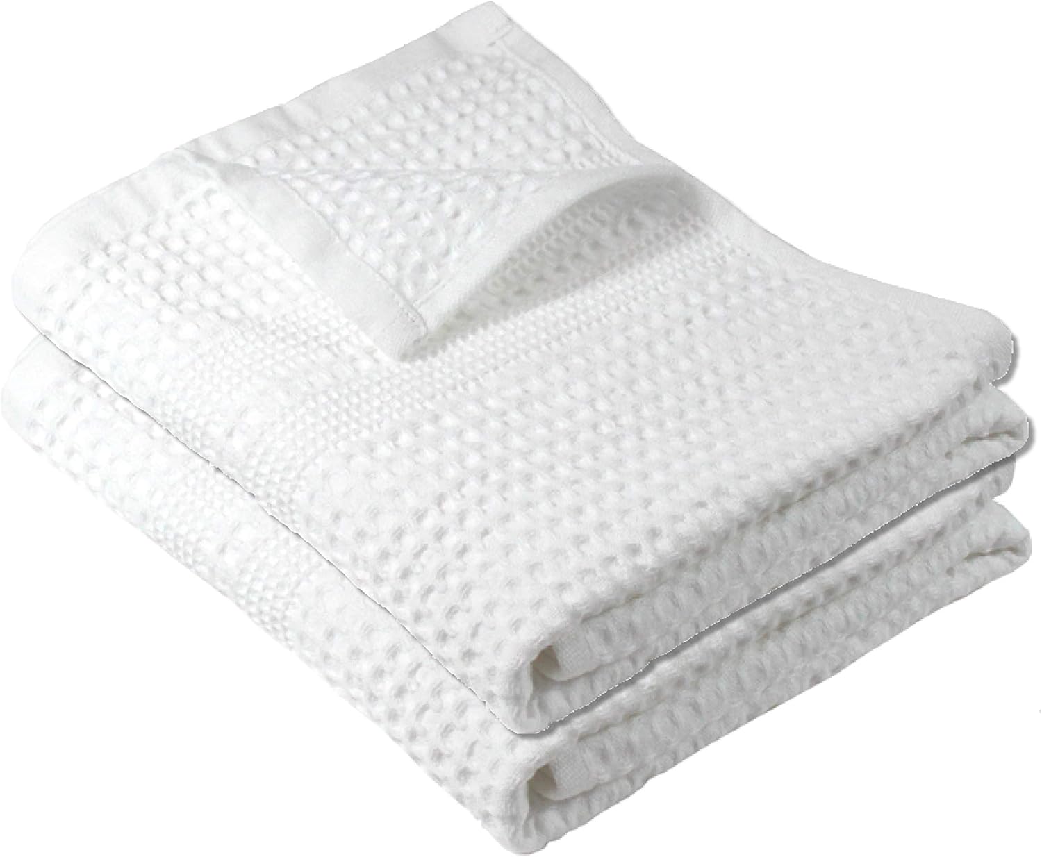 GILDEN TREE Waffle Hand Towels for Bathroom Quick Dry Towel Super Absorbent Thin 100% Cotton Hand