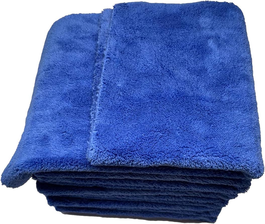 Plush Edgeless Microfiber Towel for Car, Soft Drying Wash Detailing Buffing Polishing Towel, 530