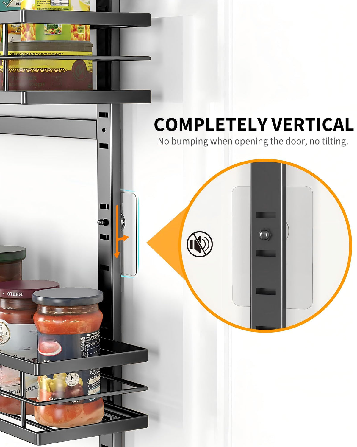 Moforoco White 9-Tier Over The Door Pantry Organizer, Pantry Organization And Storage, Metal