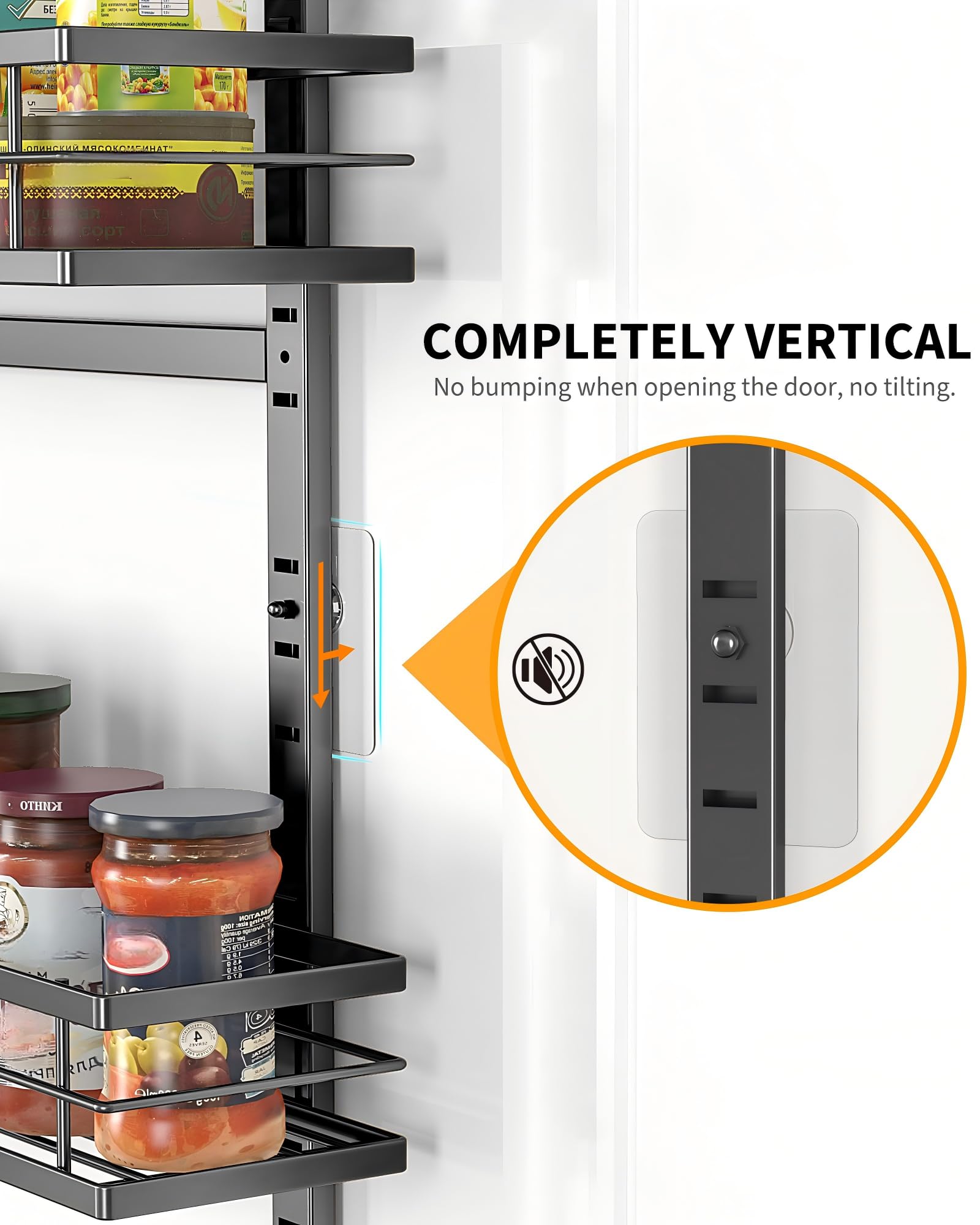 Moforoco White 9-Tier Over The Door Pantry Organizer, Pantry Organization And Storage, Metal