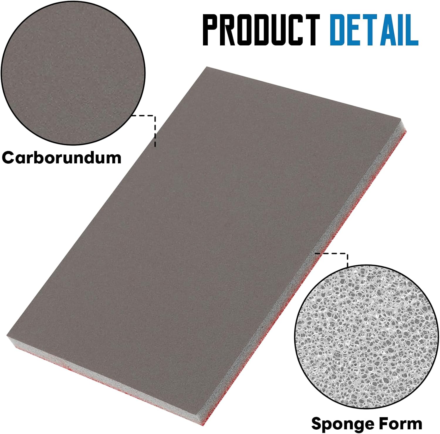 20 Pack 2000 Grit Sanding Sponge, 3 x 4 Inch Soft Foam Sanding Block Wet Dry Sanding Pads, Washable