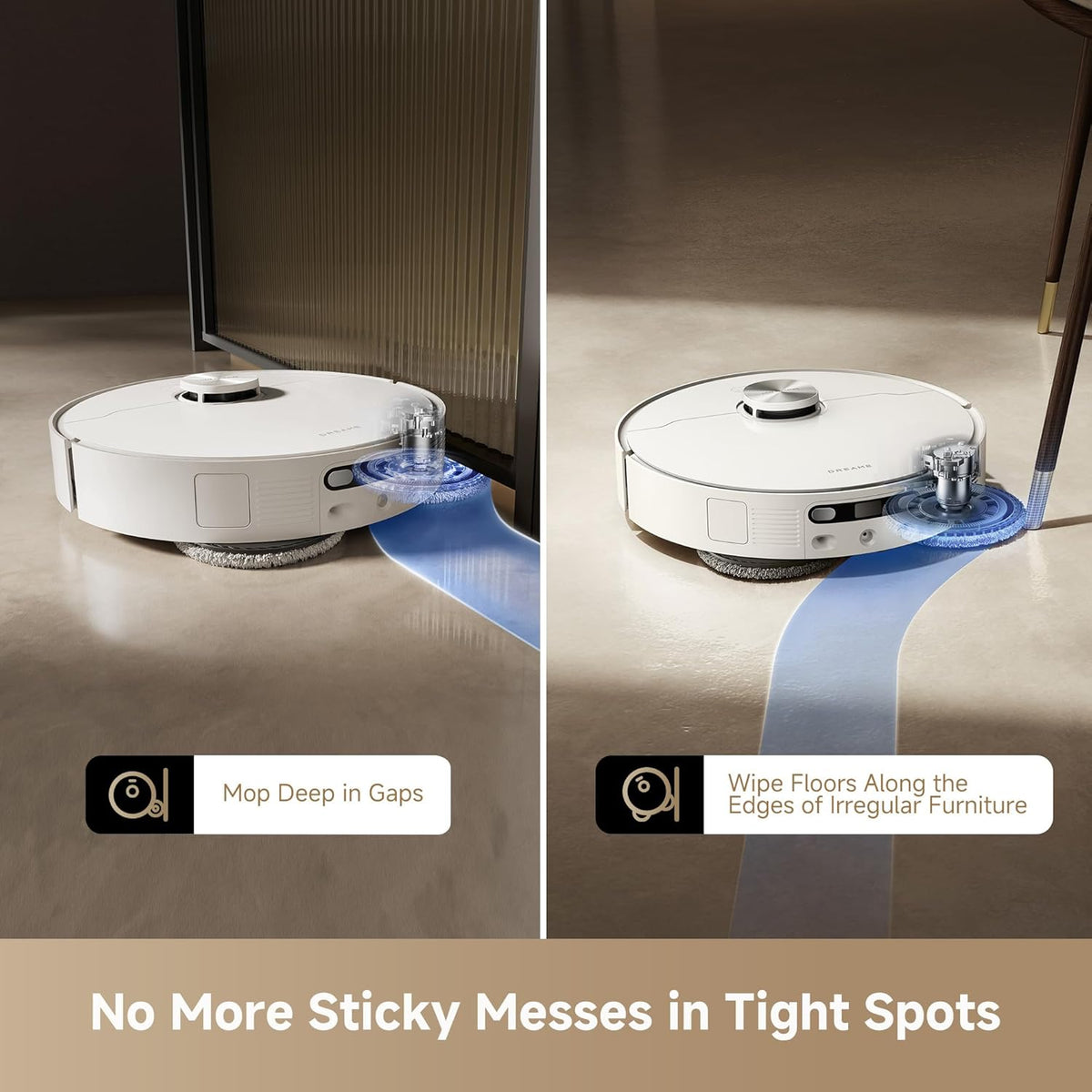 DREAME L40s Ultra AE Robot Vacuum and Mop Combo, 19,000Pa Suction, Self Emptying Dust Box, Flexible
