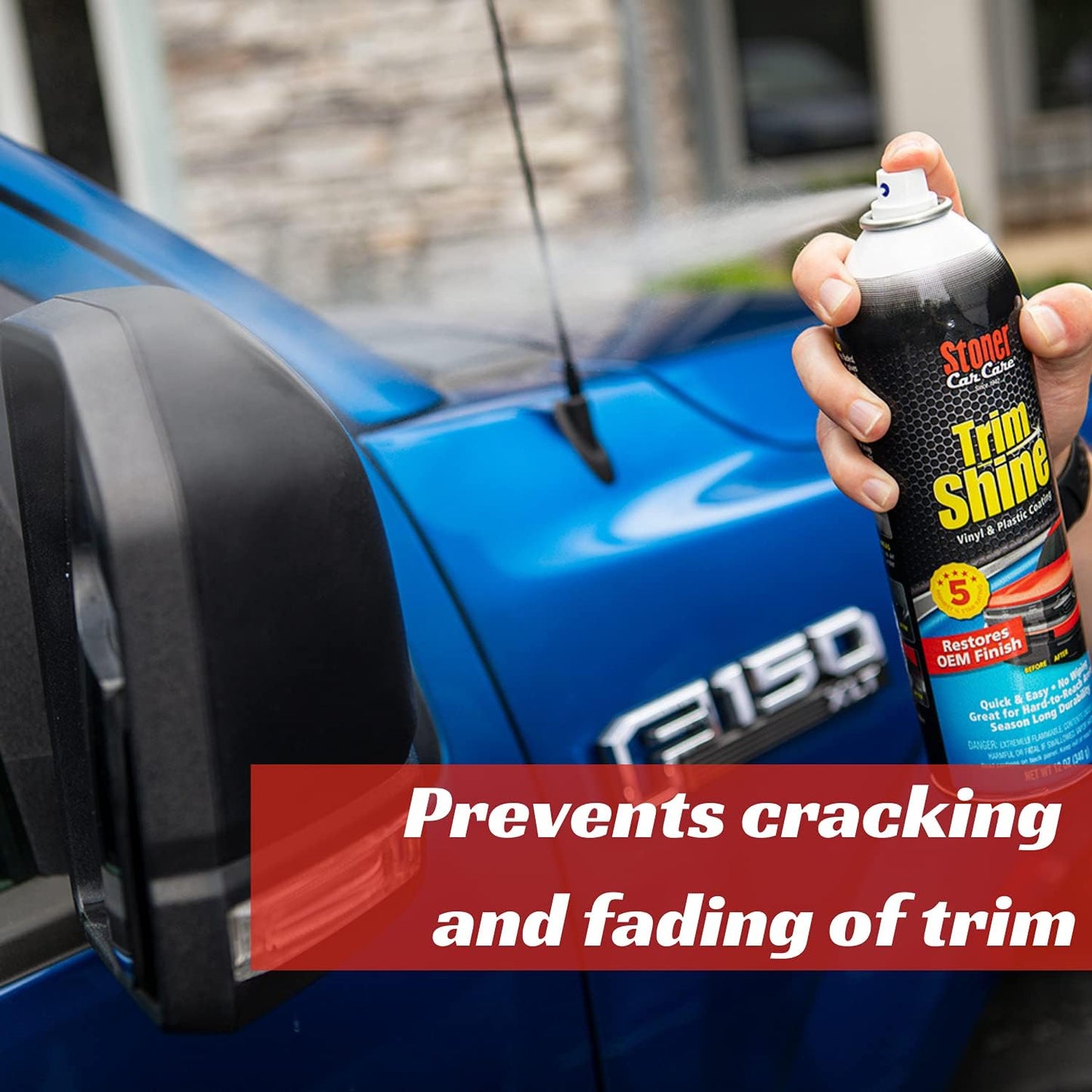 Stoner Car Care 91034 Trim Shine – Vinyl and Plastic Protectant for Interior and Exterior