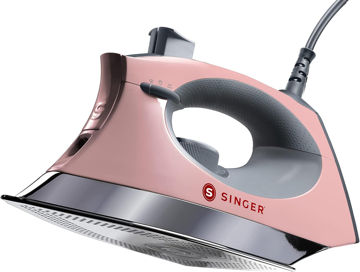 SINGER SteamCraft Steam Iron (1700W) | Steamer with Stainless Steel Plate, OnPoint Precision Tip