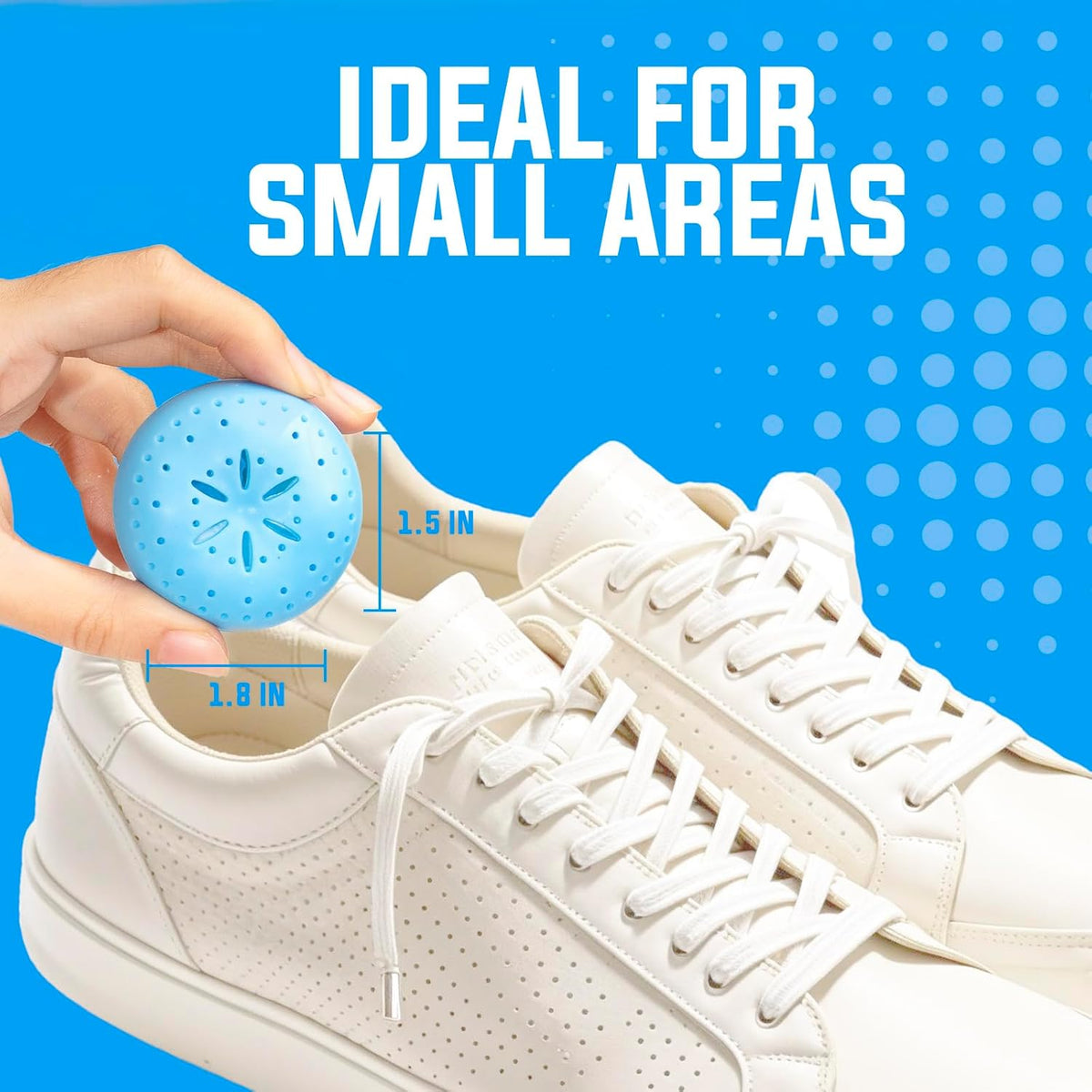 4 Pack Baking Soda Deodorizers, Fresh Scent Shoe Deodorizer Balls, Air Freshener for Home, Odor