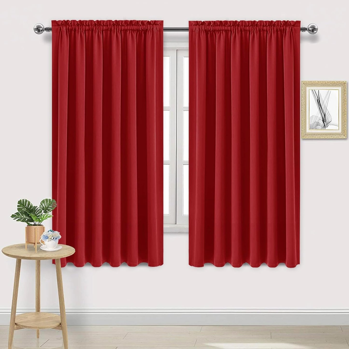 DWCN Blackout Curtains for Living Room Thermal Insulated, Energy Saving & Noise Reducing Bedroom