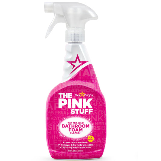 Stardrops - The Pink Stuff - Miracle Bathroom Foam Cleaner 750ml - Baths, Tiles, Soap Scum