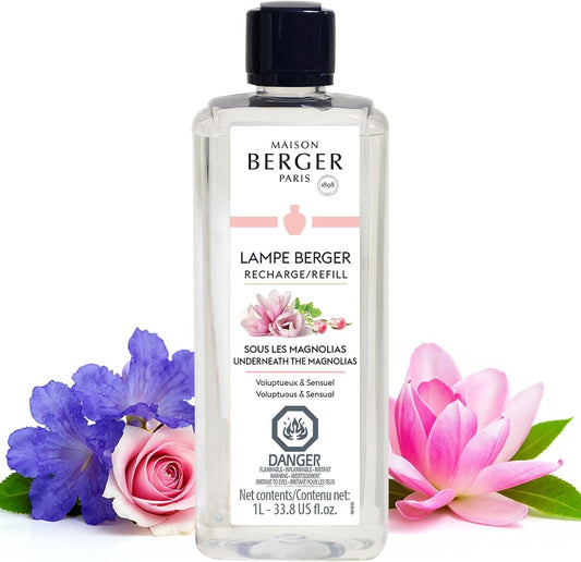 MAISON BERGER - Underneath The Magnolias - Lampe Berger Fragrance Refill for Home Fragrance Oil